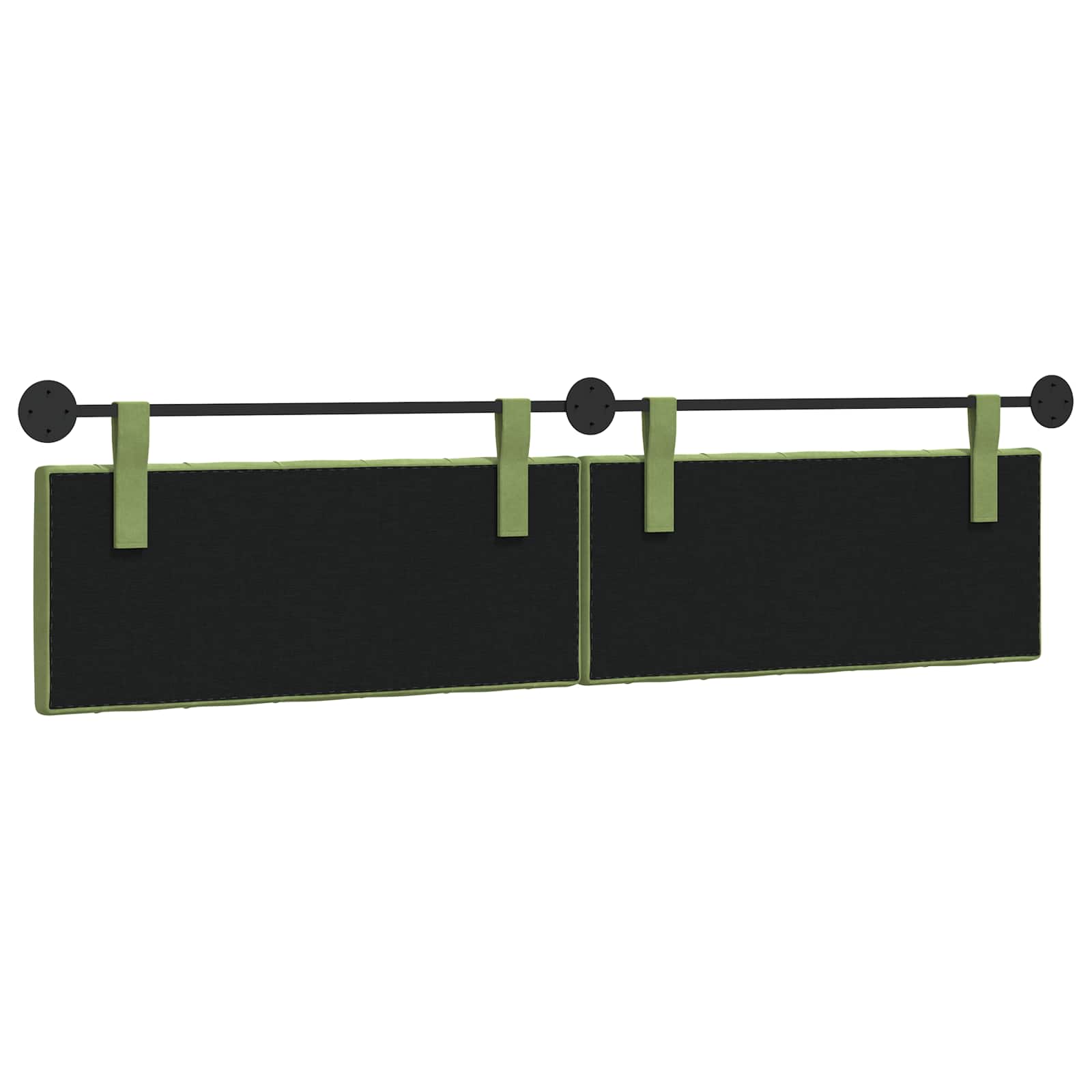 Hangend hoofdbord Lichtgroen Fluweel is nu te koop bij PeponiXL, paradijselijk wonen!