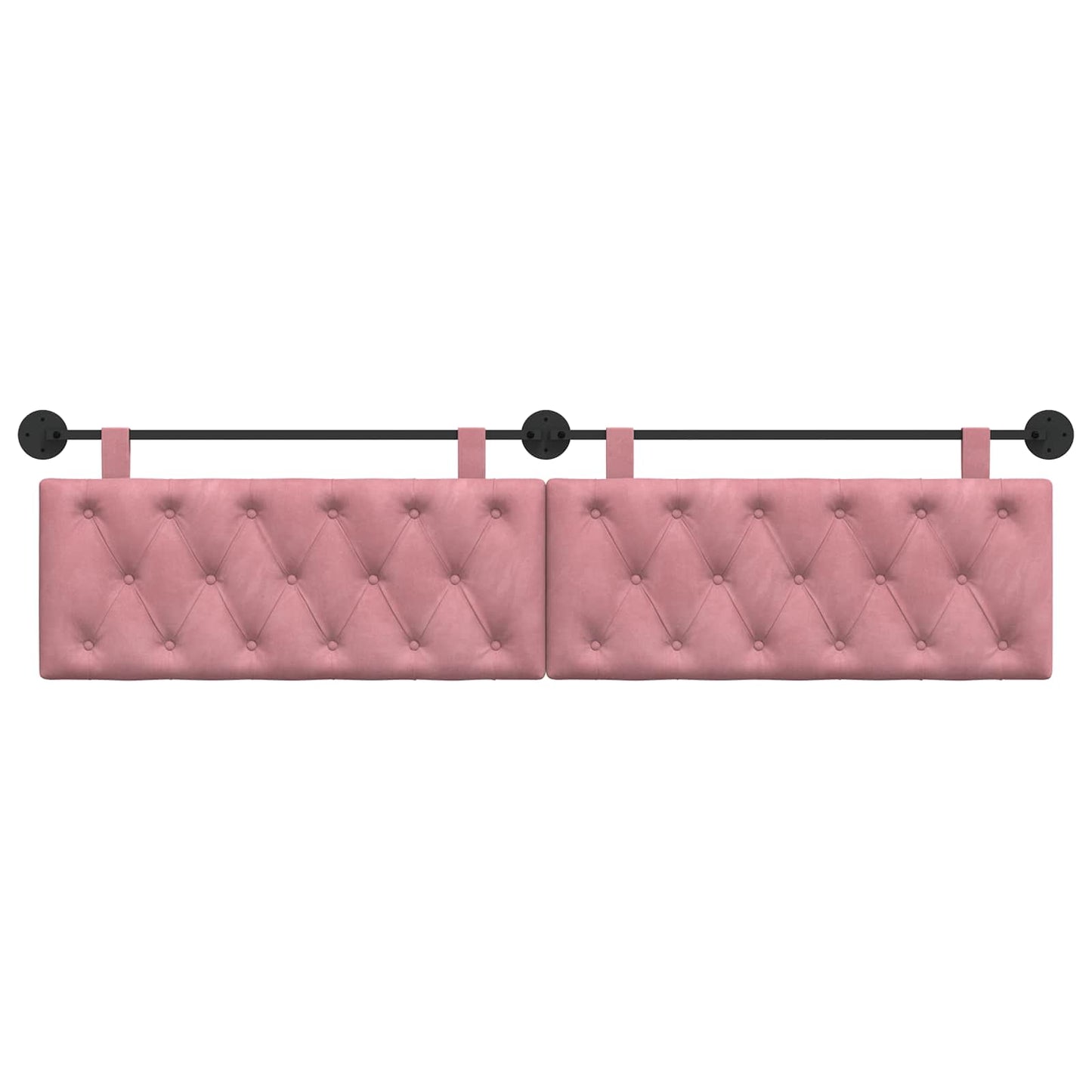 Hangend hoofdbord Roze Fluweel is nu te koop bij PeponiXL, paradijselijk wonen!