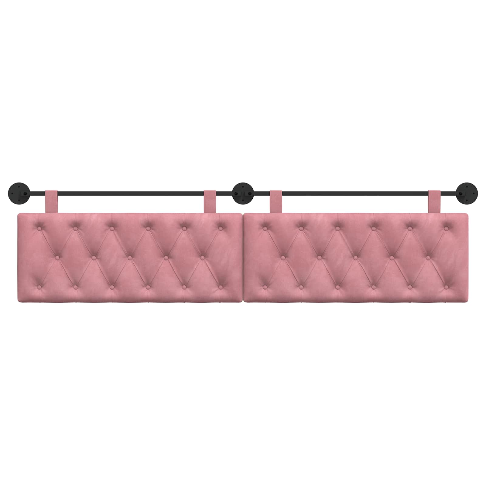 Hangend hoofdbord Roze Fluweel is nu te koop bij PeponiXL, paradijselijk wonen!