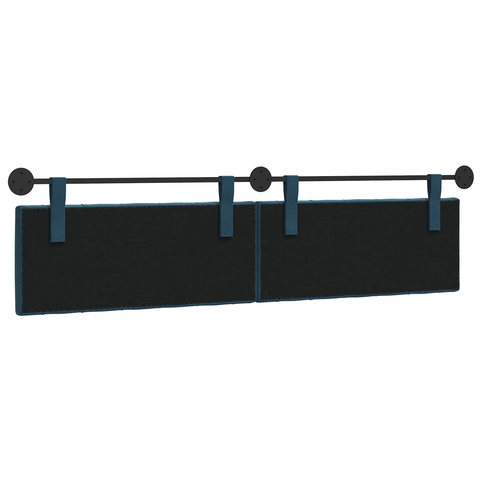 Hangend hoofdbord Blauw Fluweel is nu te koop bij PeponiXL, paradijselijk wonen!
