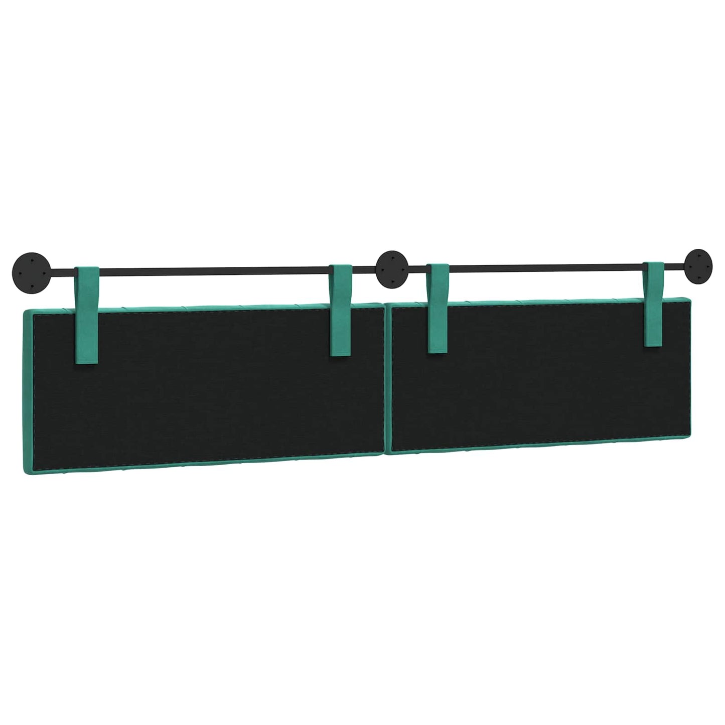 Hangend hoofdbord Turquoise Fluweel is nu te koop bij PeponiXL, paradijselijk wonen!
