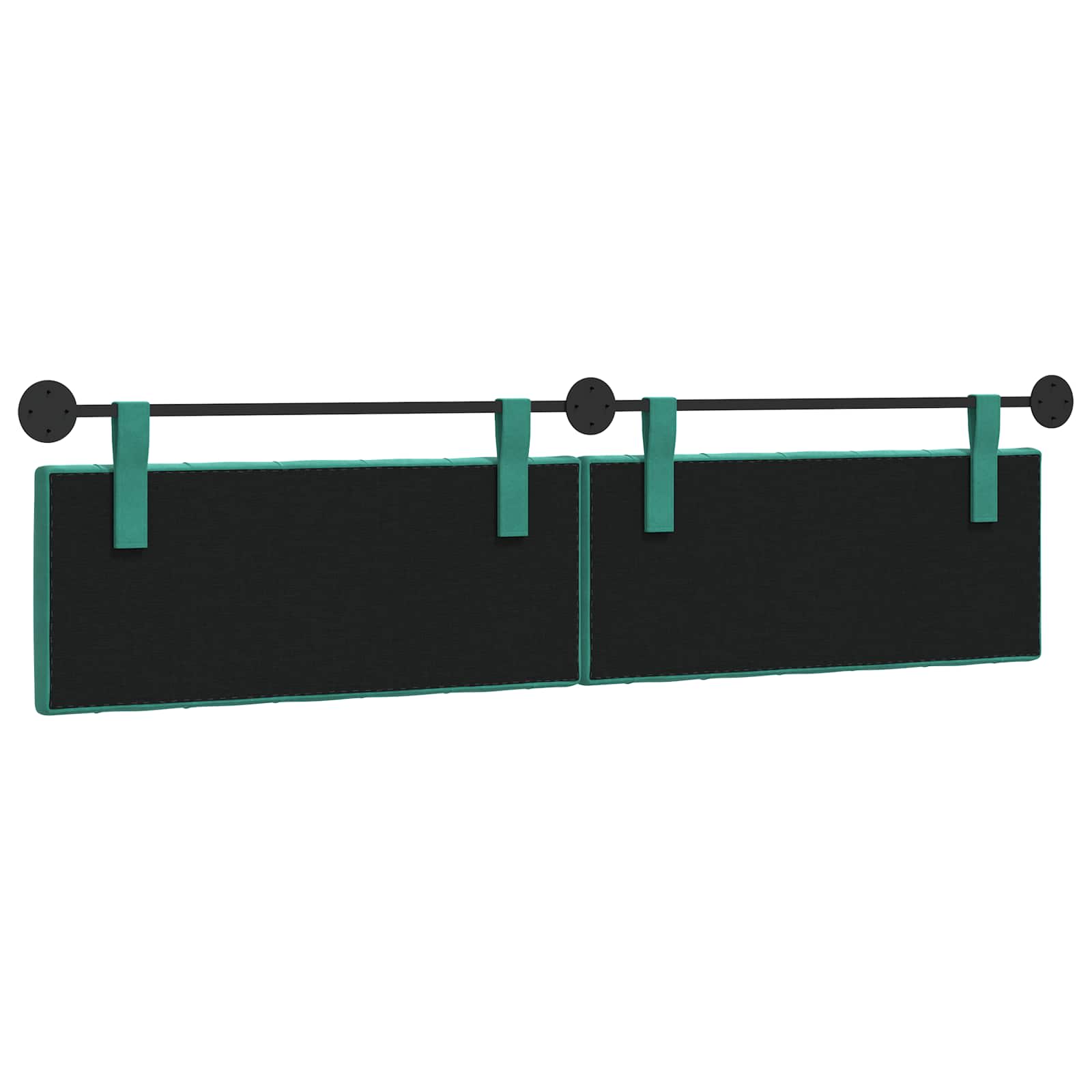 Hangend hoofdbord Turquoise Fluweel is nu te koop bij PeponiXL, paradijselijk wonen!