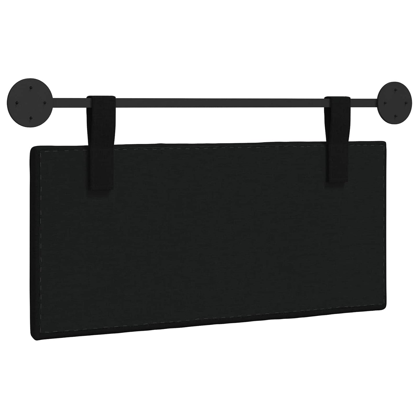 Hangend hoofdbord Zwart Stof is nu te koop bij PeponiXL, paradijselijk wonen!