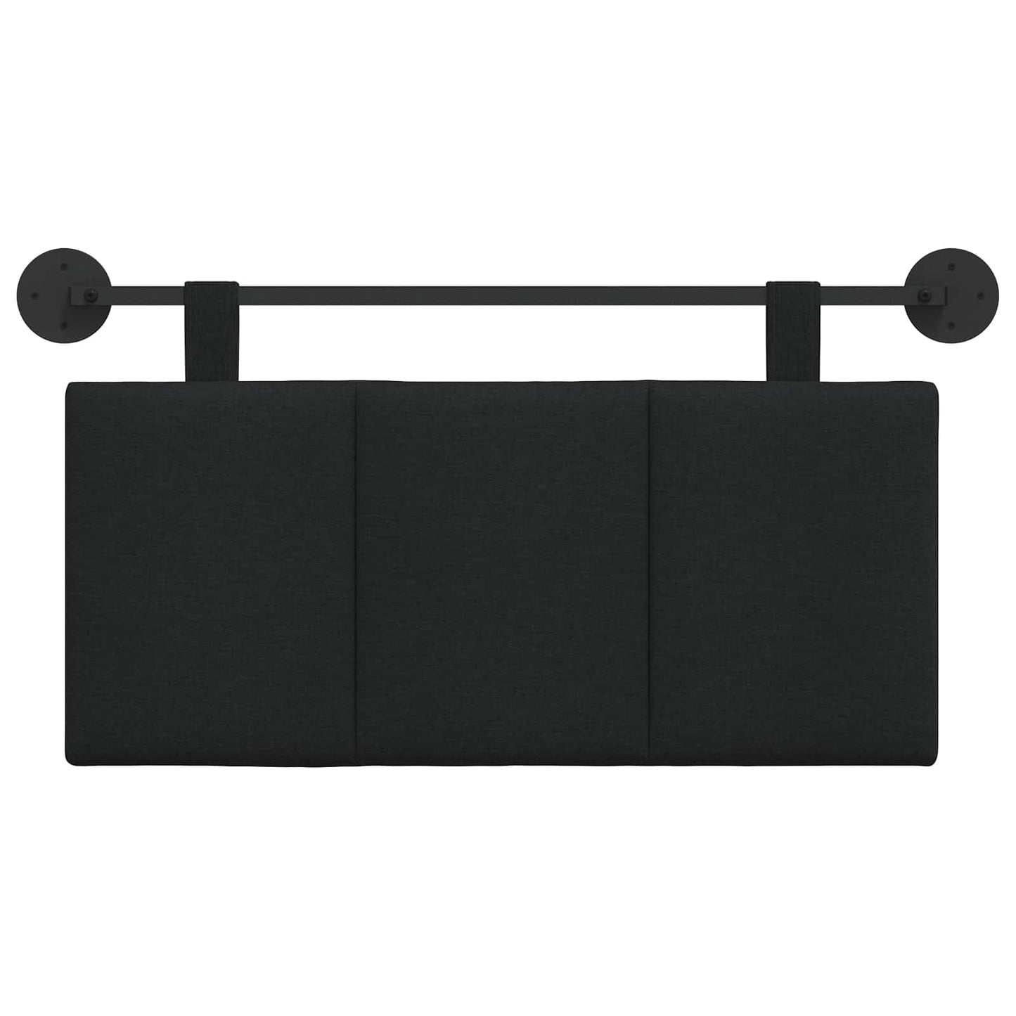 Hangend hoofdbord Zwart Stof is nu te koop bij PeponiXL, paradijselijk wonen!