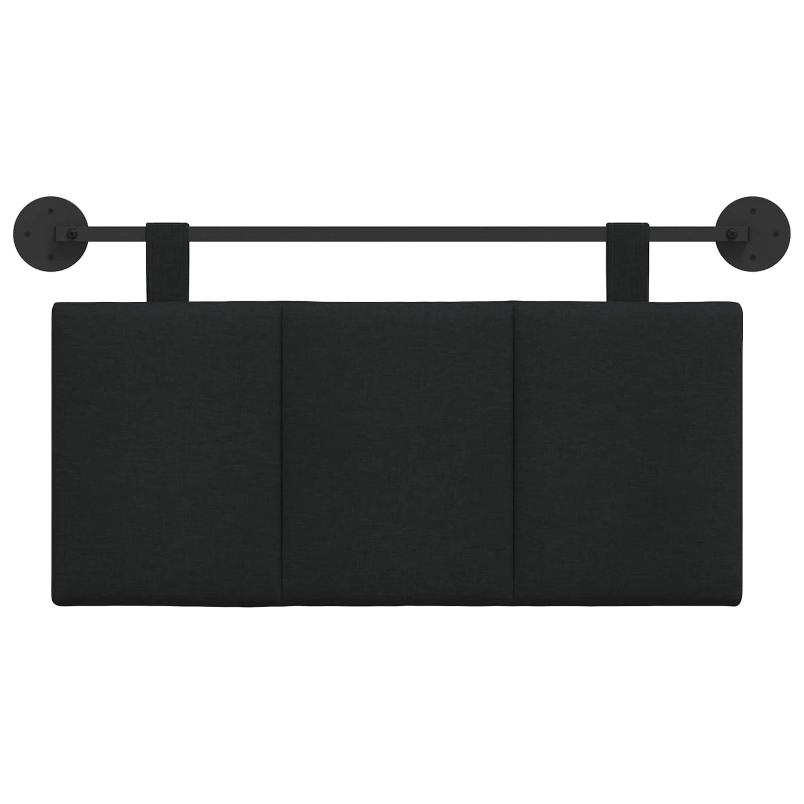 Hangend hoofdbord Zwart Stof is nu te koop bij PeponiXL, paradijselijk wonen!