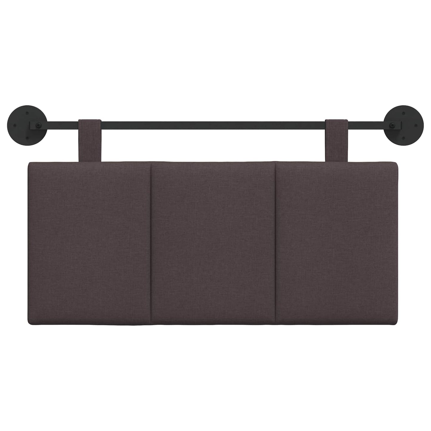 Hangend hoofdbord Donkerbruin Stof is nu te koop bij PeponiXL, paradijselijk wonen!