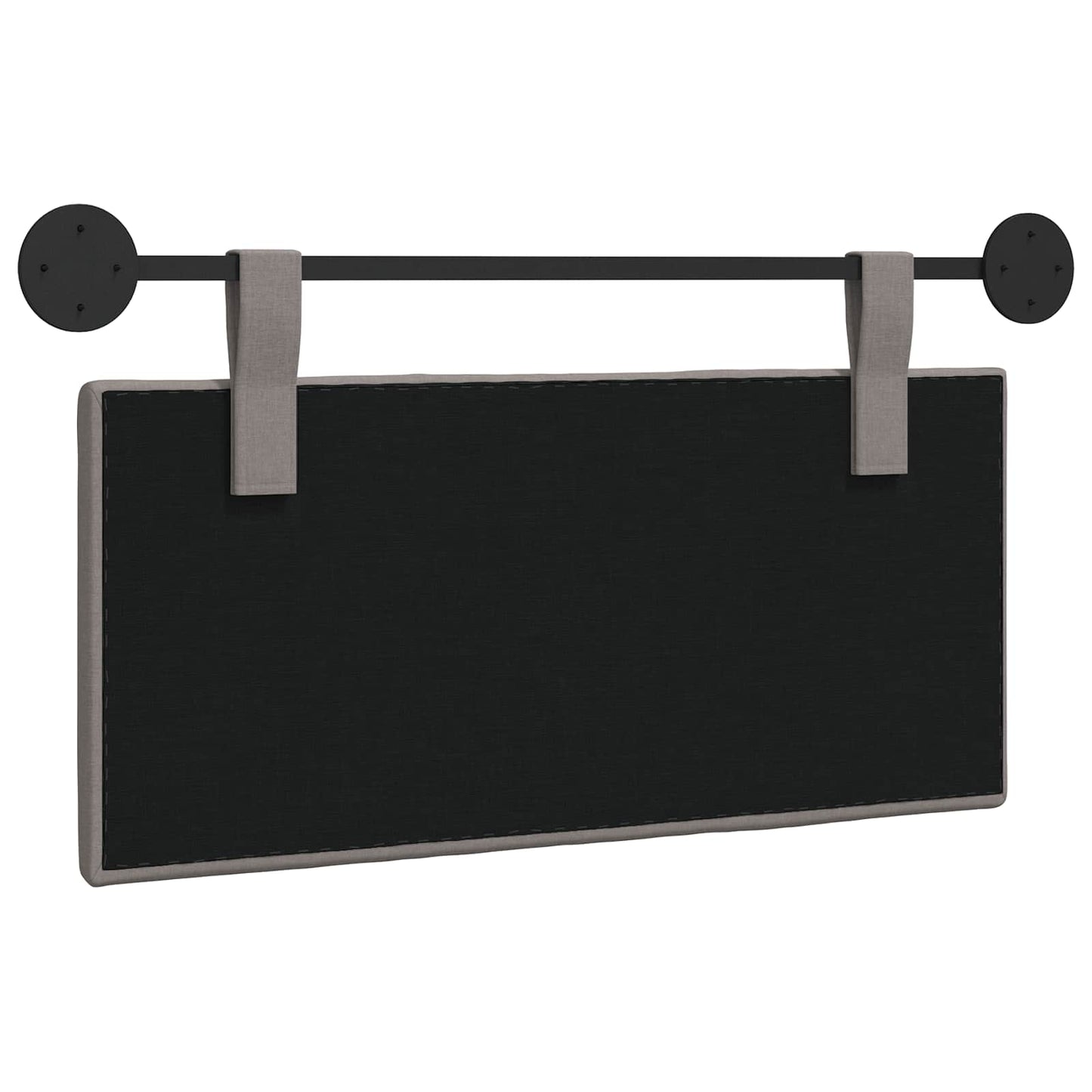 Hangend hoofdbord Taupe Stof is nu te koop bij PeponiXL, paradijselijk wonen!