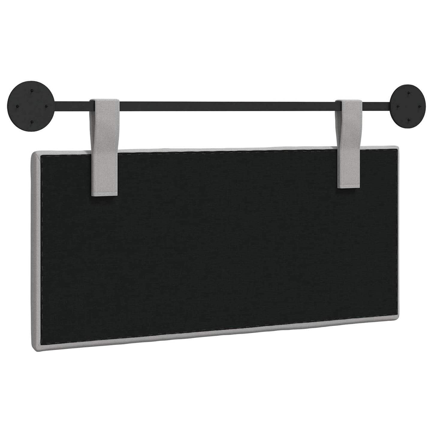 Hangend hoofdbord Wolkengrijs Stof is nu te koop bij PeponiXL, paradijselijk wonen!