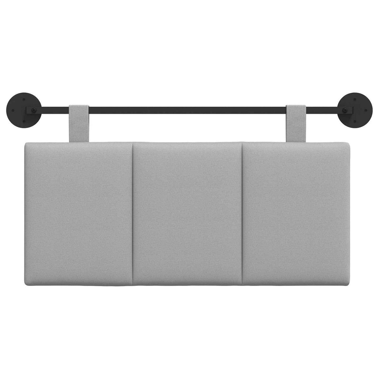Hangend hoofdbord Wolkengrijs Stof is nu te koop bij PeponiXL, paradijselijk wonen!