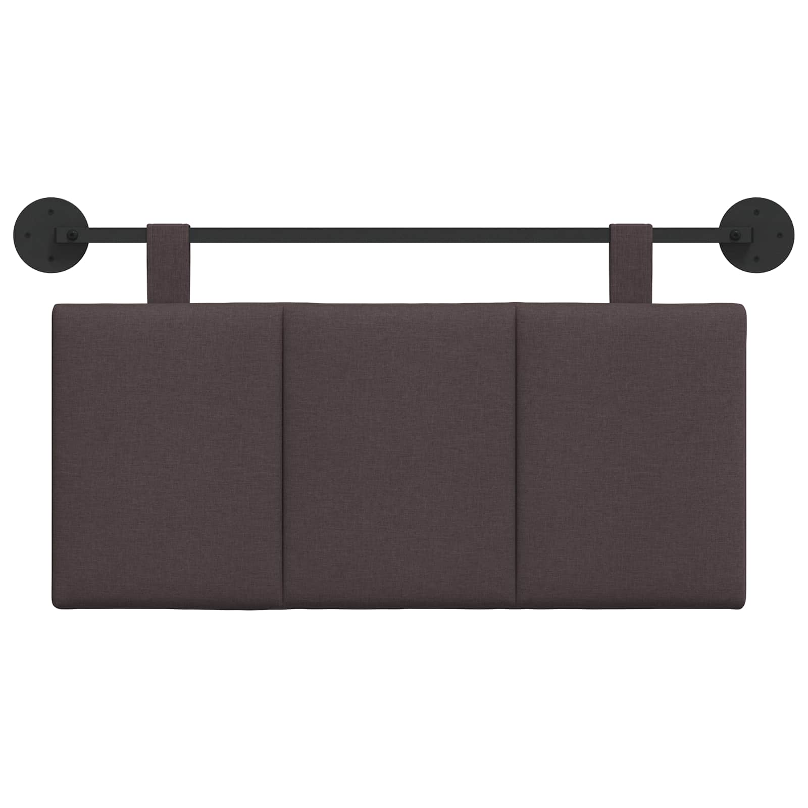 Hangend hoofdbord Donkerbruin Stof is nu te koop bij PeponiXL, paradijselijk wonen!