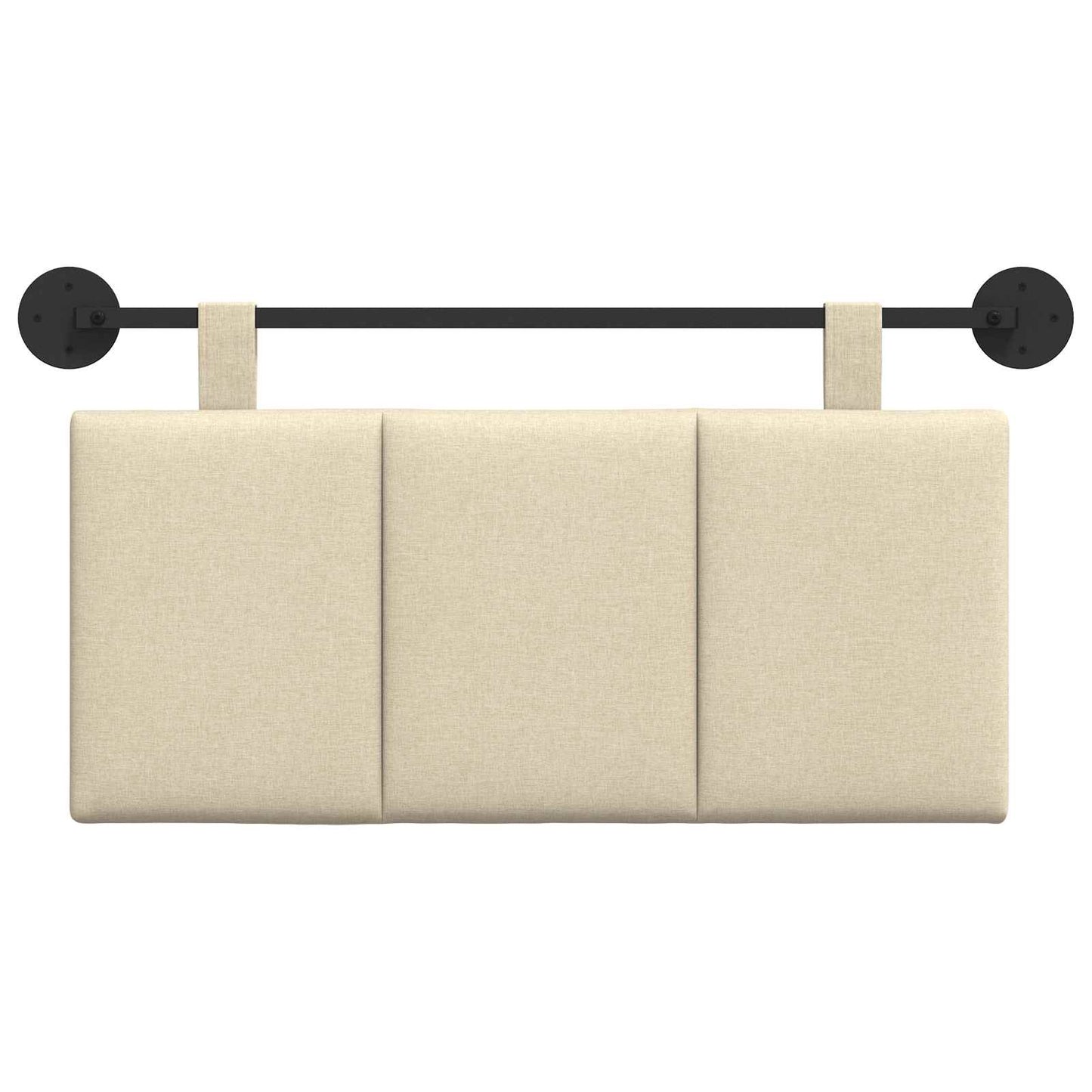Hangend hoofdbord Crème Stof is nu te koop bij PeponiXL, paradijselijk wonen!