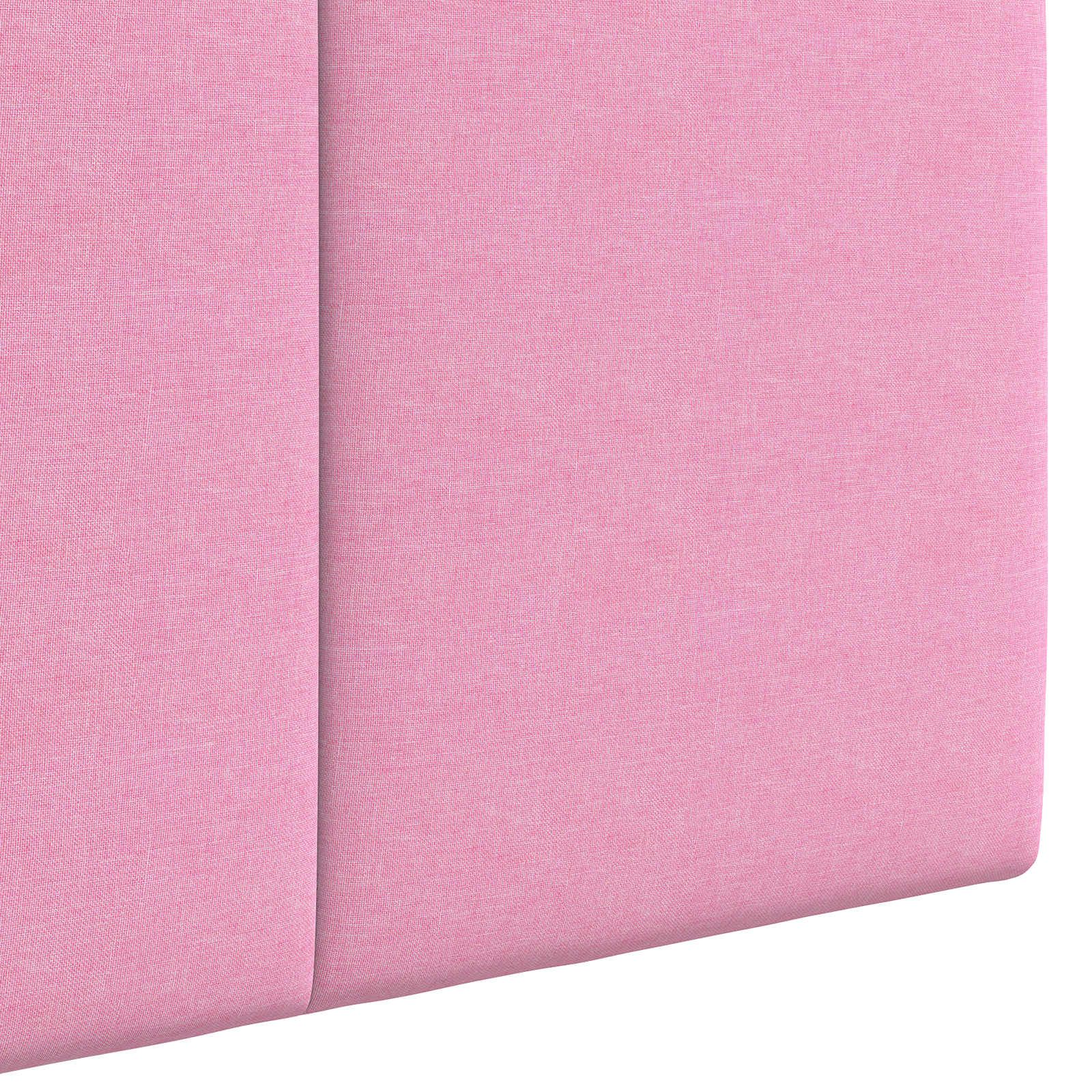 Hangend Hoofdeinde Wandgemonteerd Roze 100 x 55 x 5 cm Stof is nu te koop bij PeponiXL, paradijselijk wonen!