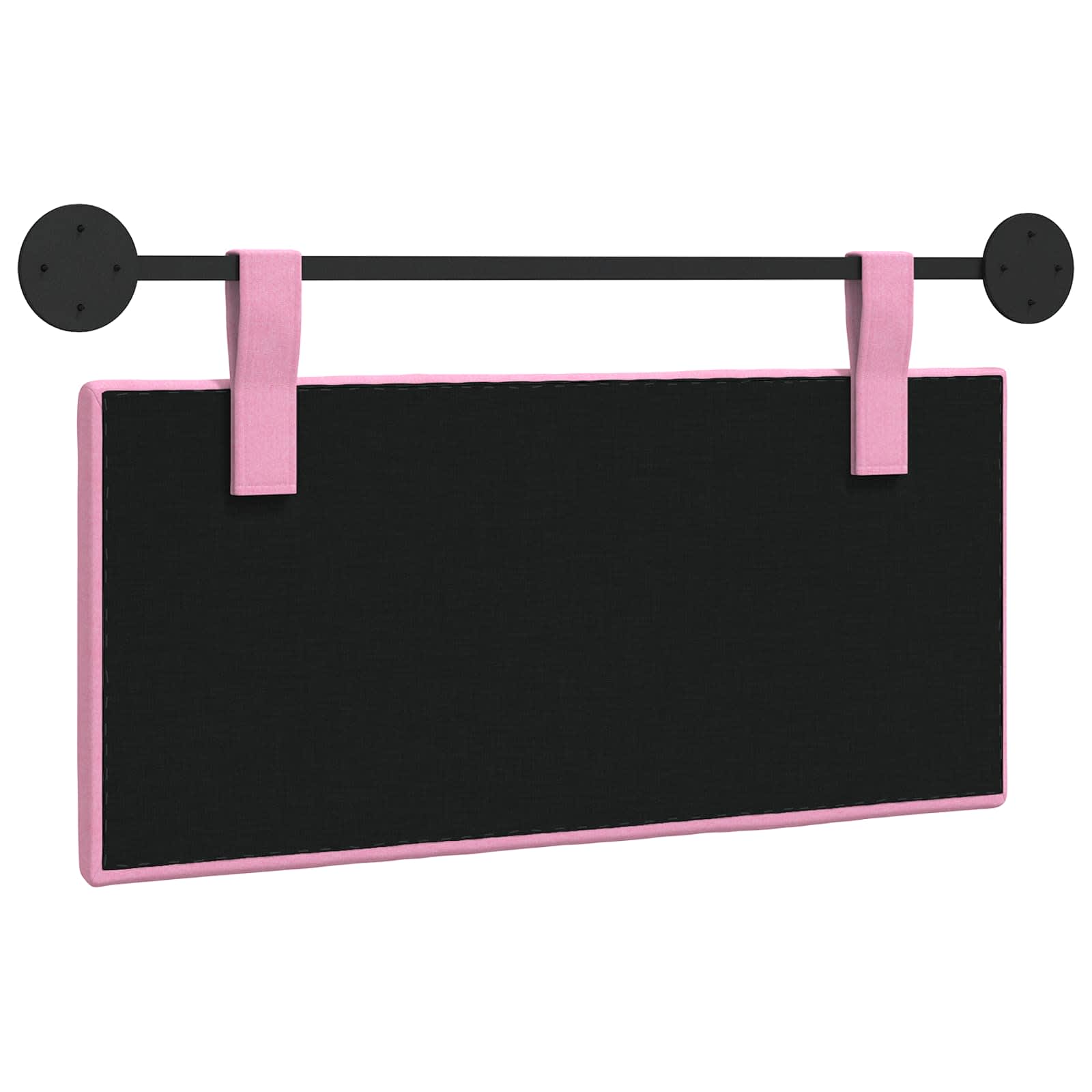 Hangend Hoofdeinde Wandgemonteerd Roze 100 x 55 x 5 cm Stof is nu te koop bij PeponiXL, paradijselijk wonen!