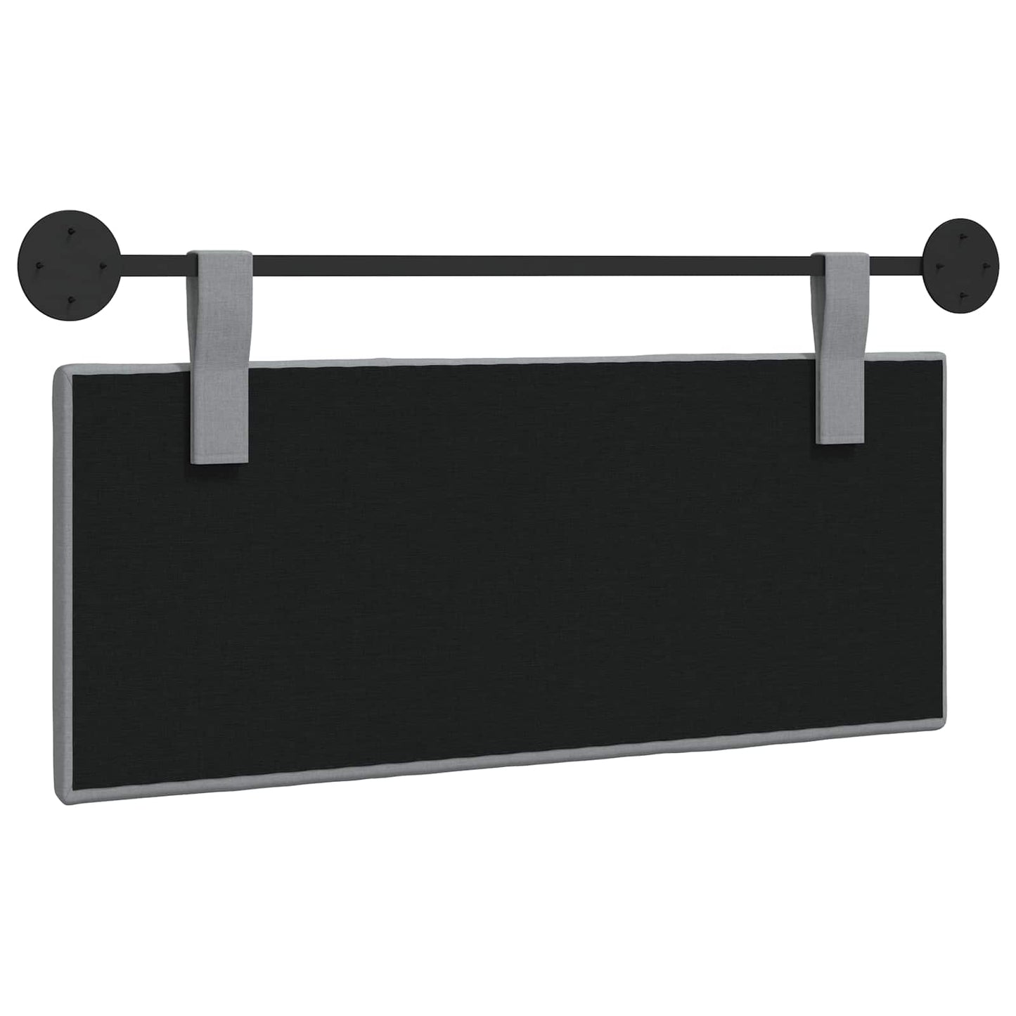 Hangend hoofdbord Lichtgrijs Stof is nu te koop bij PeponiXL, paradijselijk wonen!