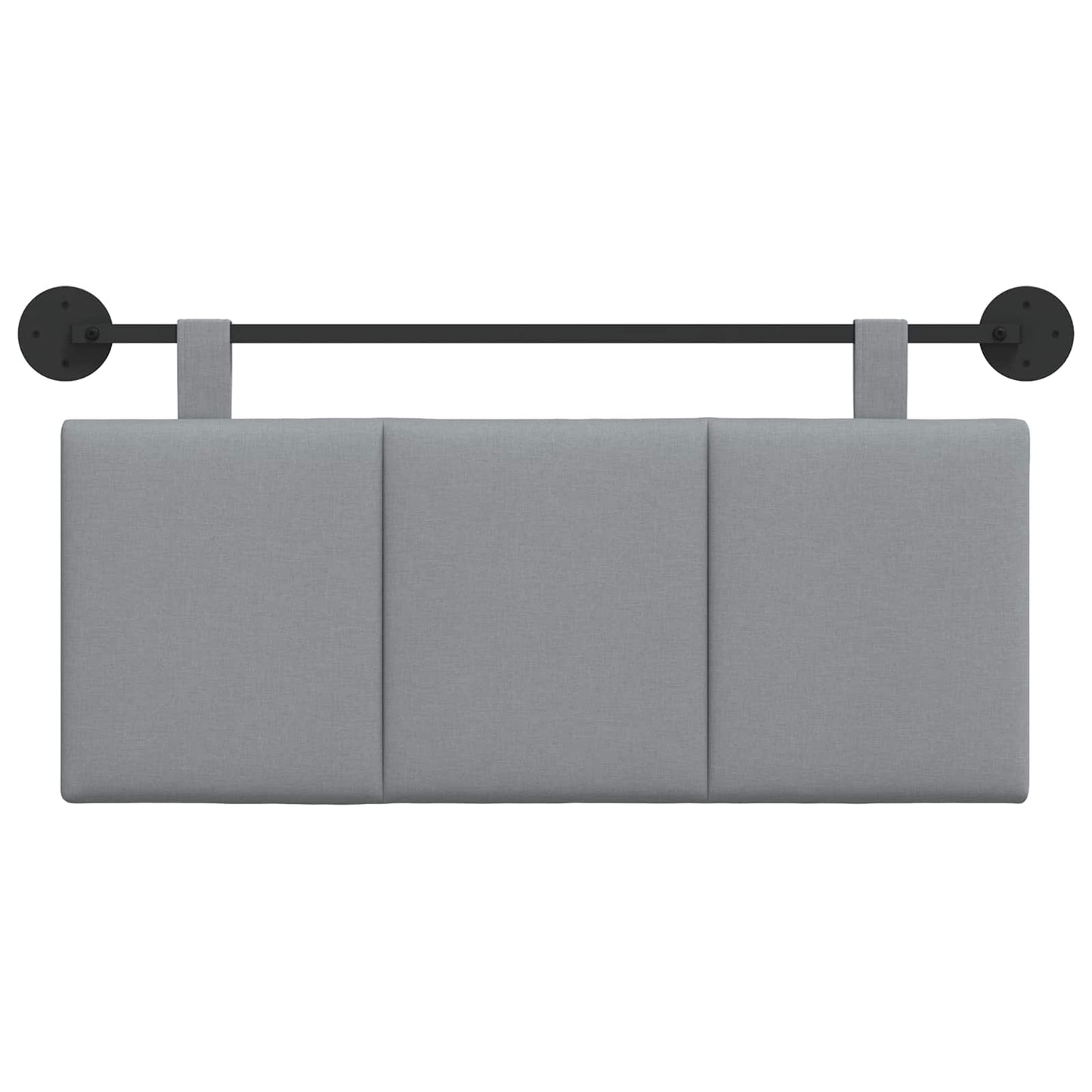 Hangend hoofdbord Lichtgrijs Stof is nu te koop bij PeponiXL, paradijselijk wonen!