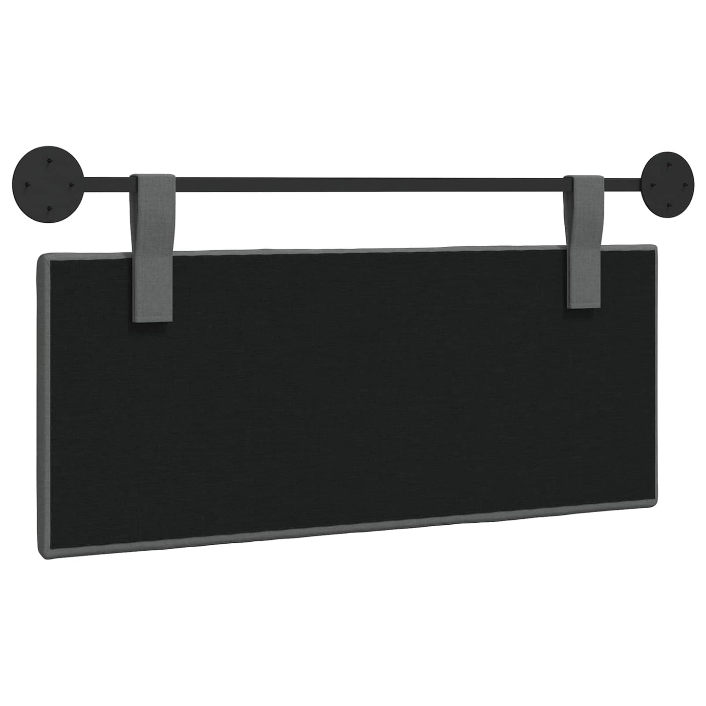 Hangend hoofdbord Donkergrijs Stof is nu te koop bij PeponiXL, paradijselijk wonen!