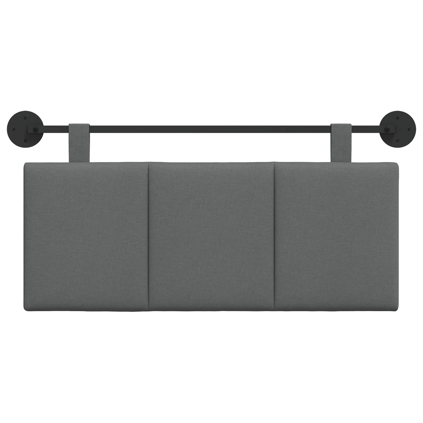 Hangend hoofdbord Donkergrijs Stof is nu te koop bij PeponiXL, paradijselijk wonen!
