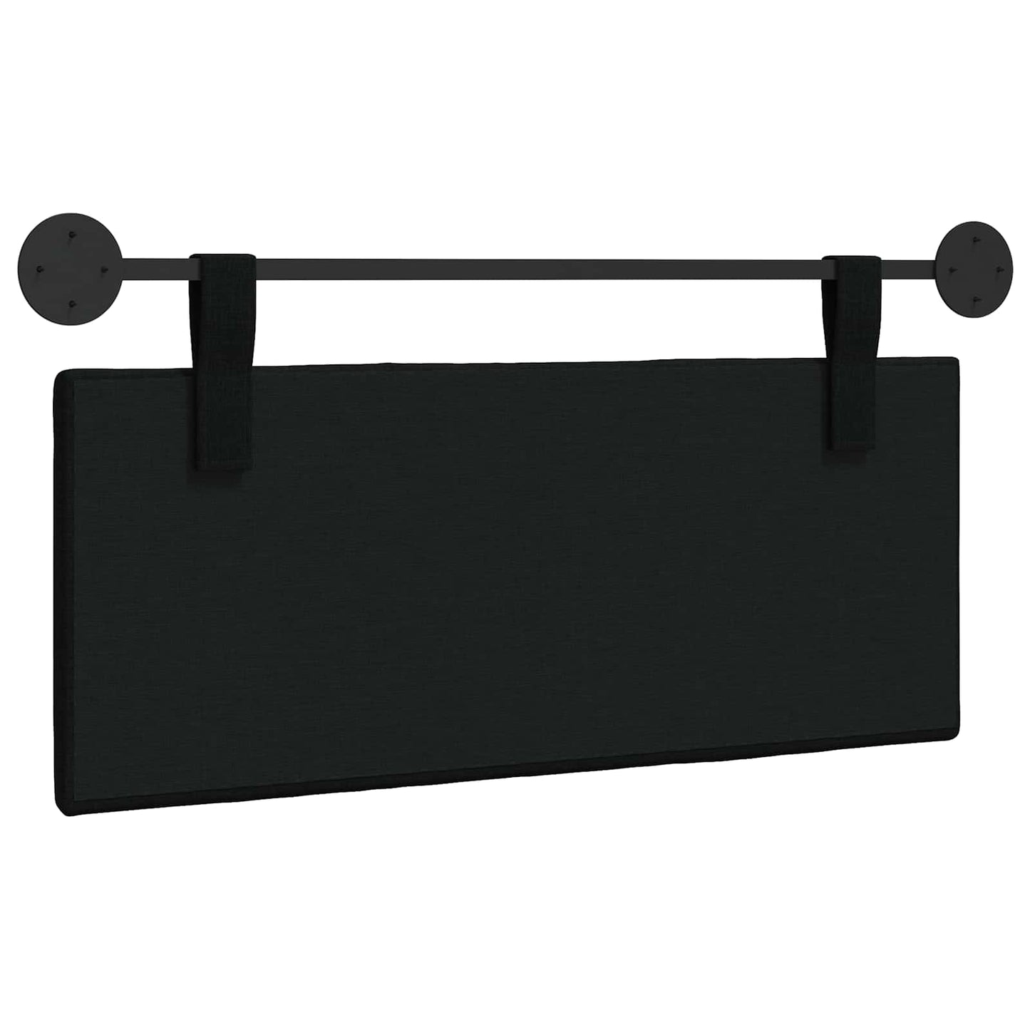 Hangend hoofdbord Zwart Stof is nu te koop bij PeponiXL, paradijselijk wonen!