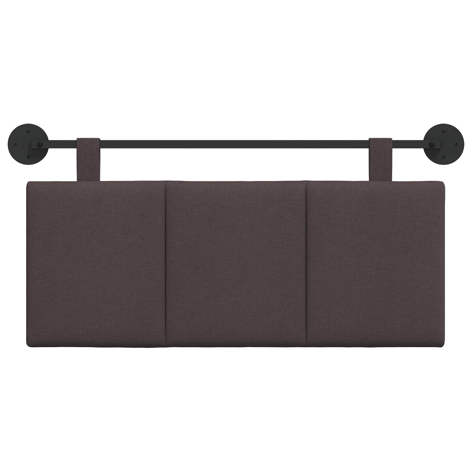 Hangend hoofdbord Donkerbruin Stof is nu te koop bij PeponiXL, paradijselijk wonen!