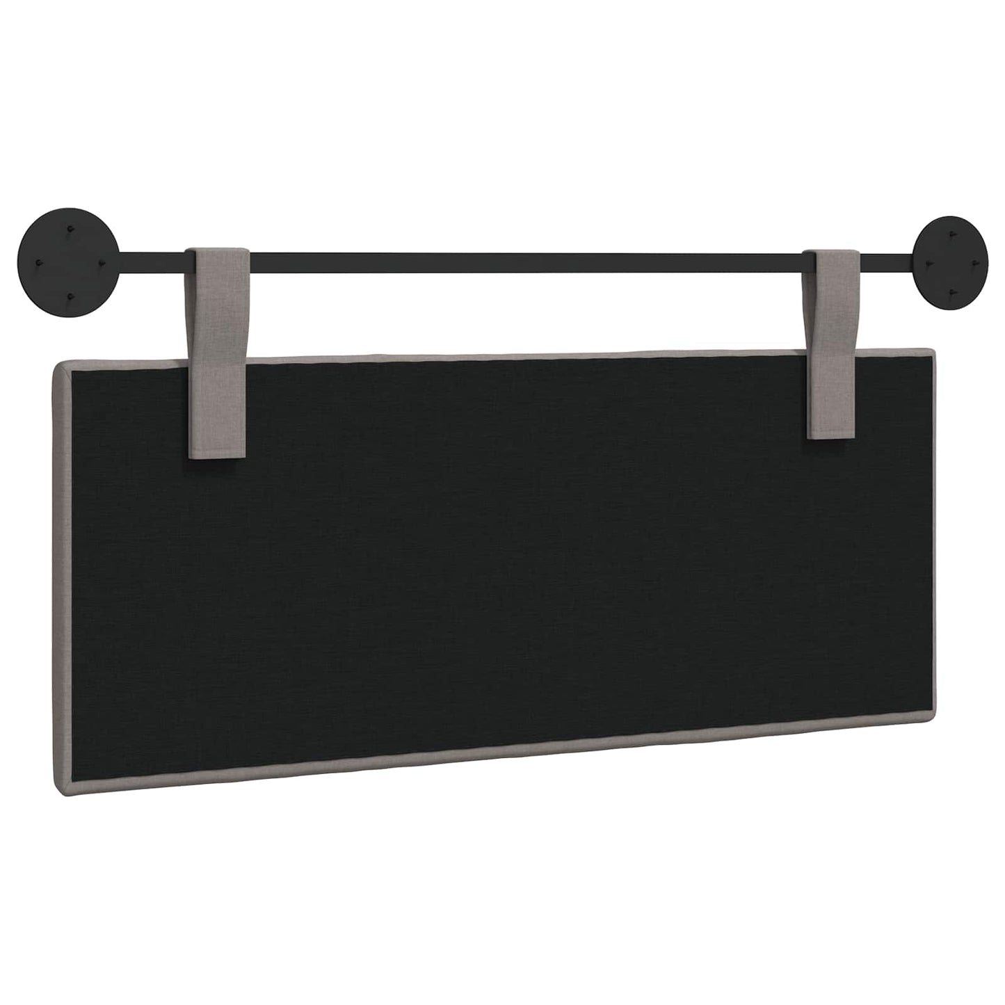 Hangend hoofdbord Taupe Stof is nu te koop bij PeponiXL, paradijselijk wonen!