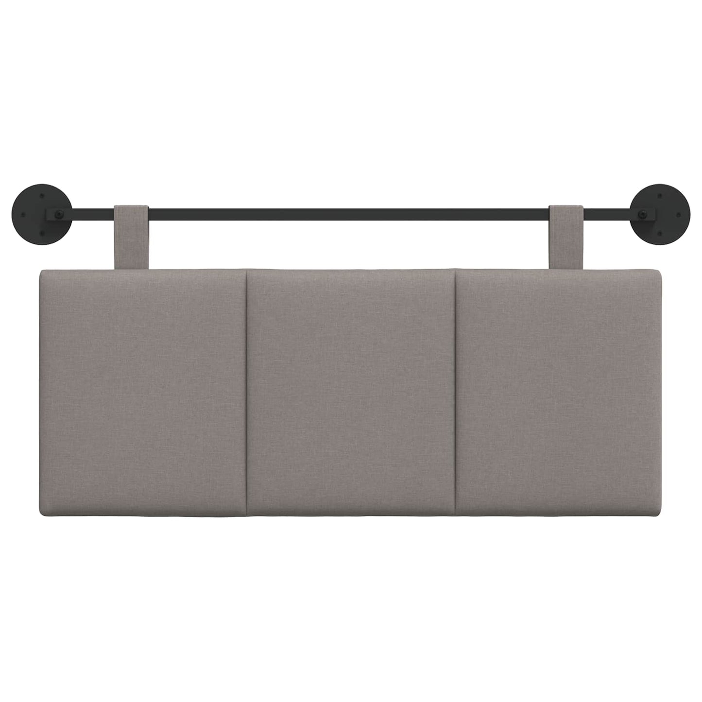 Hangend hoofdbord Taupe Stof is nu te koop bij PeponiXL, paradijselijk wonen!