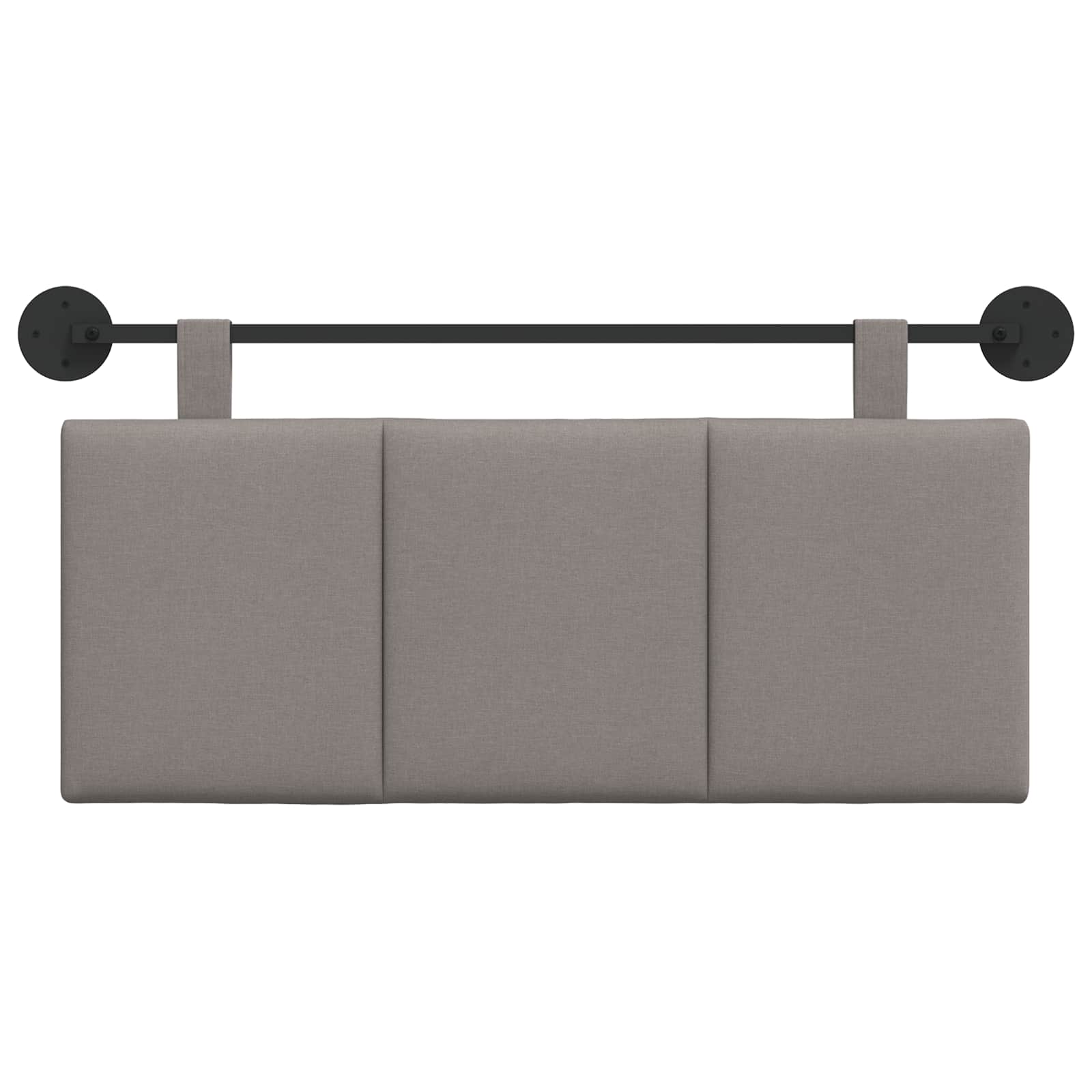 Hangend hoofdbord Taupe Stof is nu te koop bij PeponiXL, paradijselijk wonen!