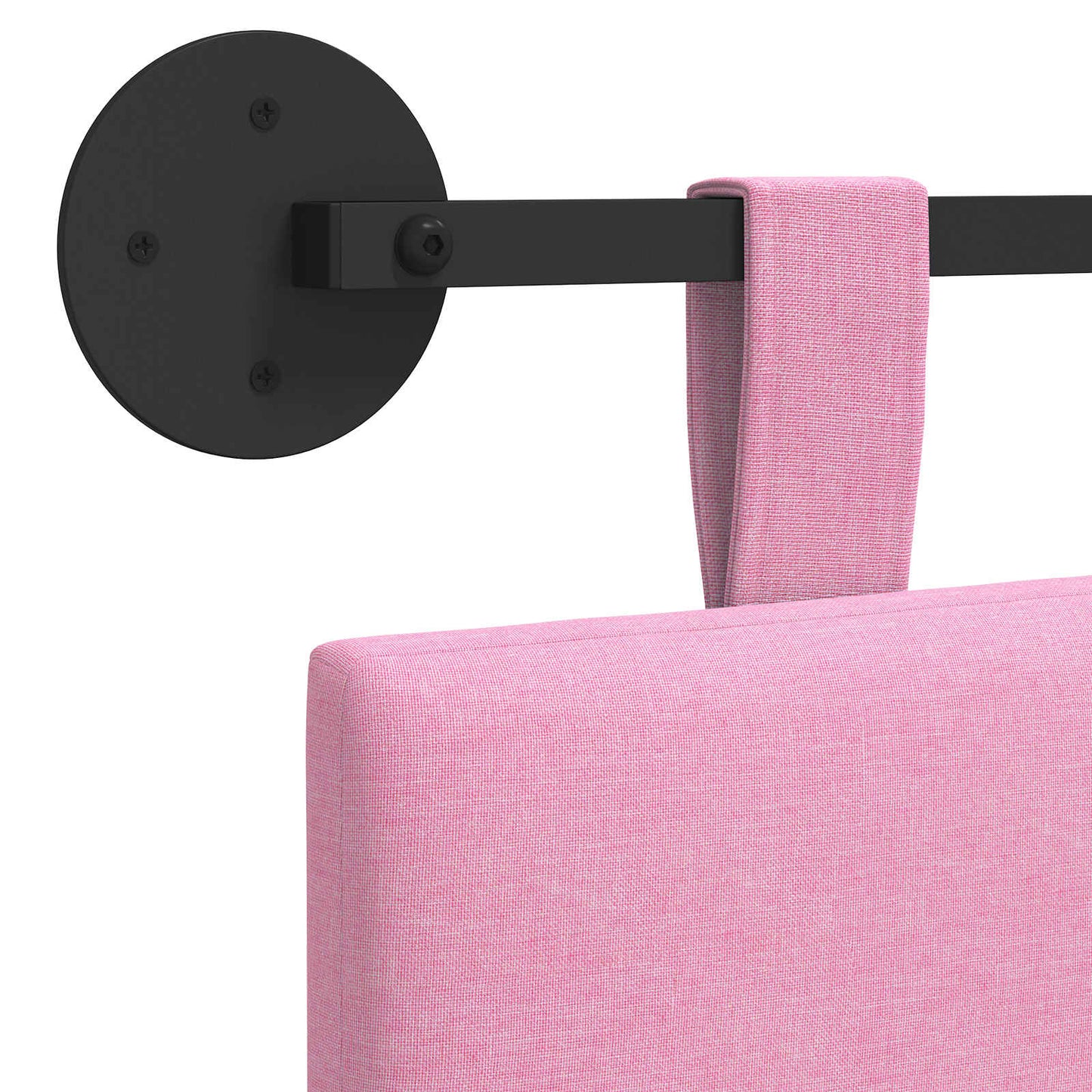 Hangend hoofdbord Roze Stof is nu te koop bij PeponiXL, paradijselijk wonen!