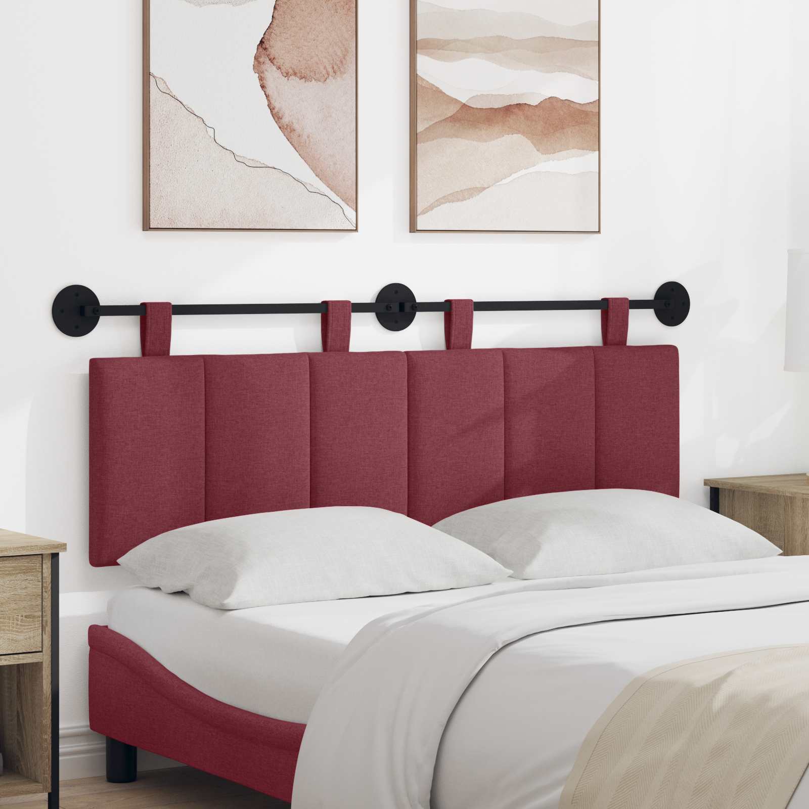 Hangend hoofdbord Stof is nu te koop bij PeponiXL, paradijselijk wonen!