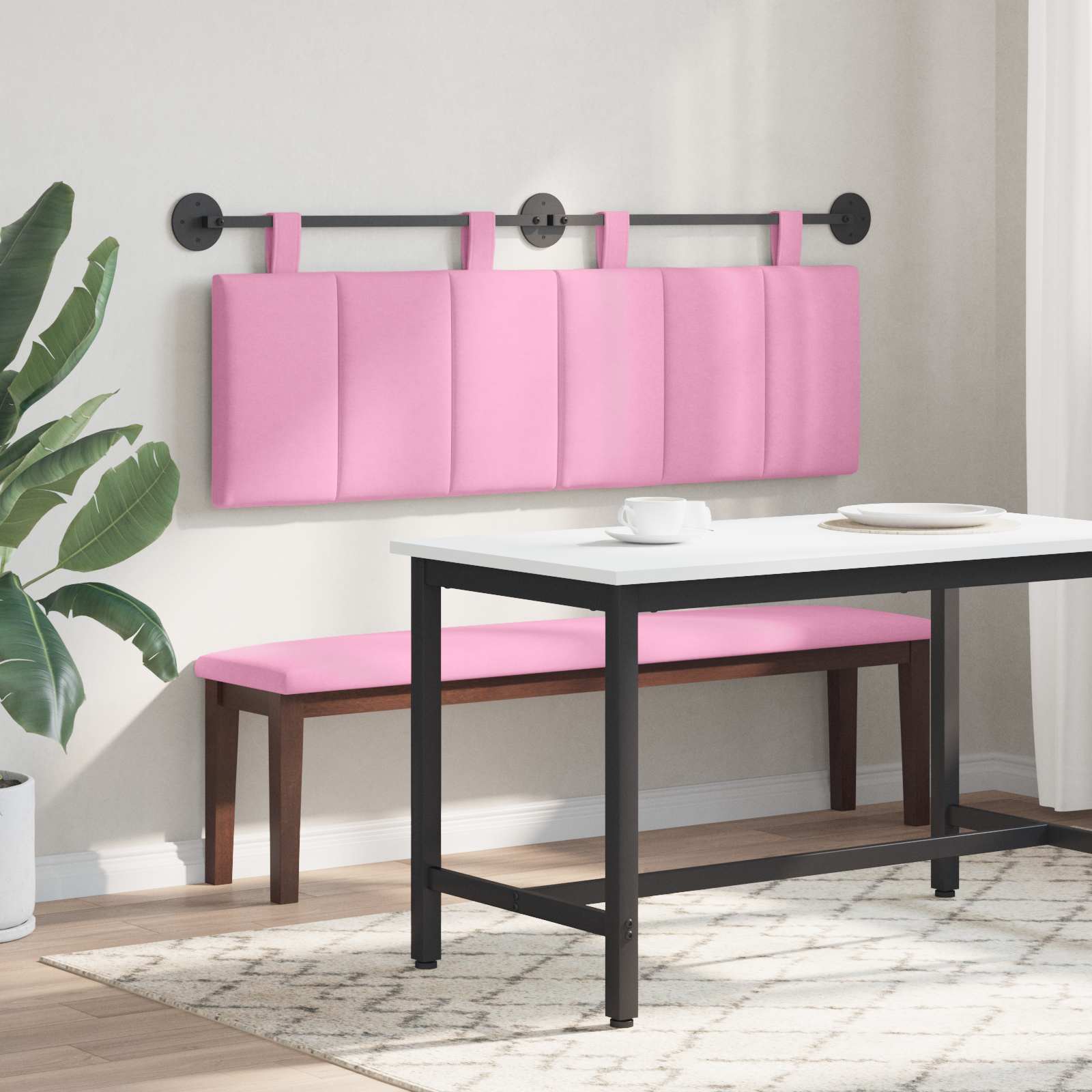 Hangend hoofdbord Stof is nu te koop bij PeponiXL, paradijselijk wonen!