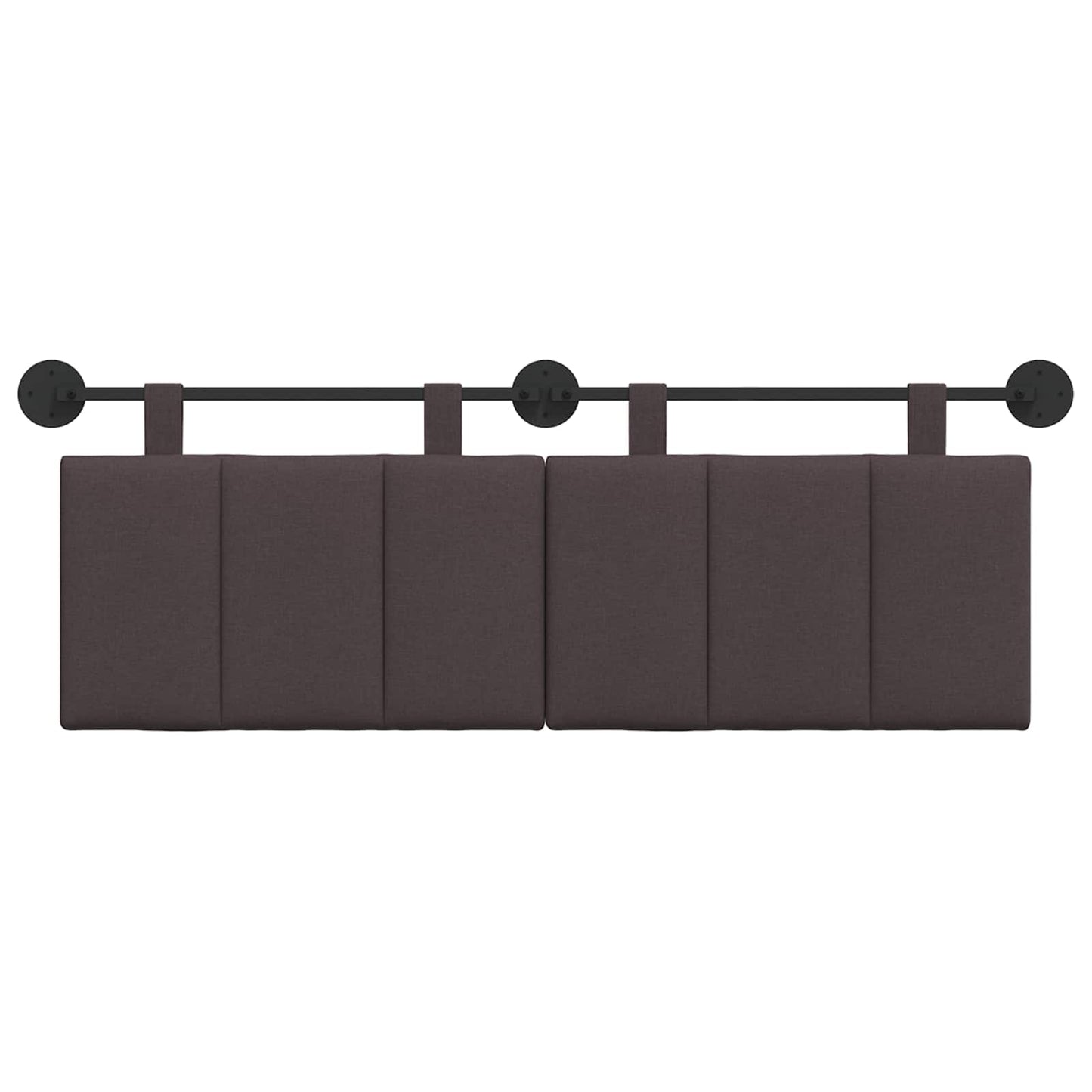 Hangend hoofdbord Donkerbruin Stof is nu te koop bij PeponiXL, paradijselijk wonen!