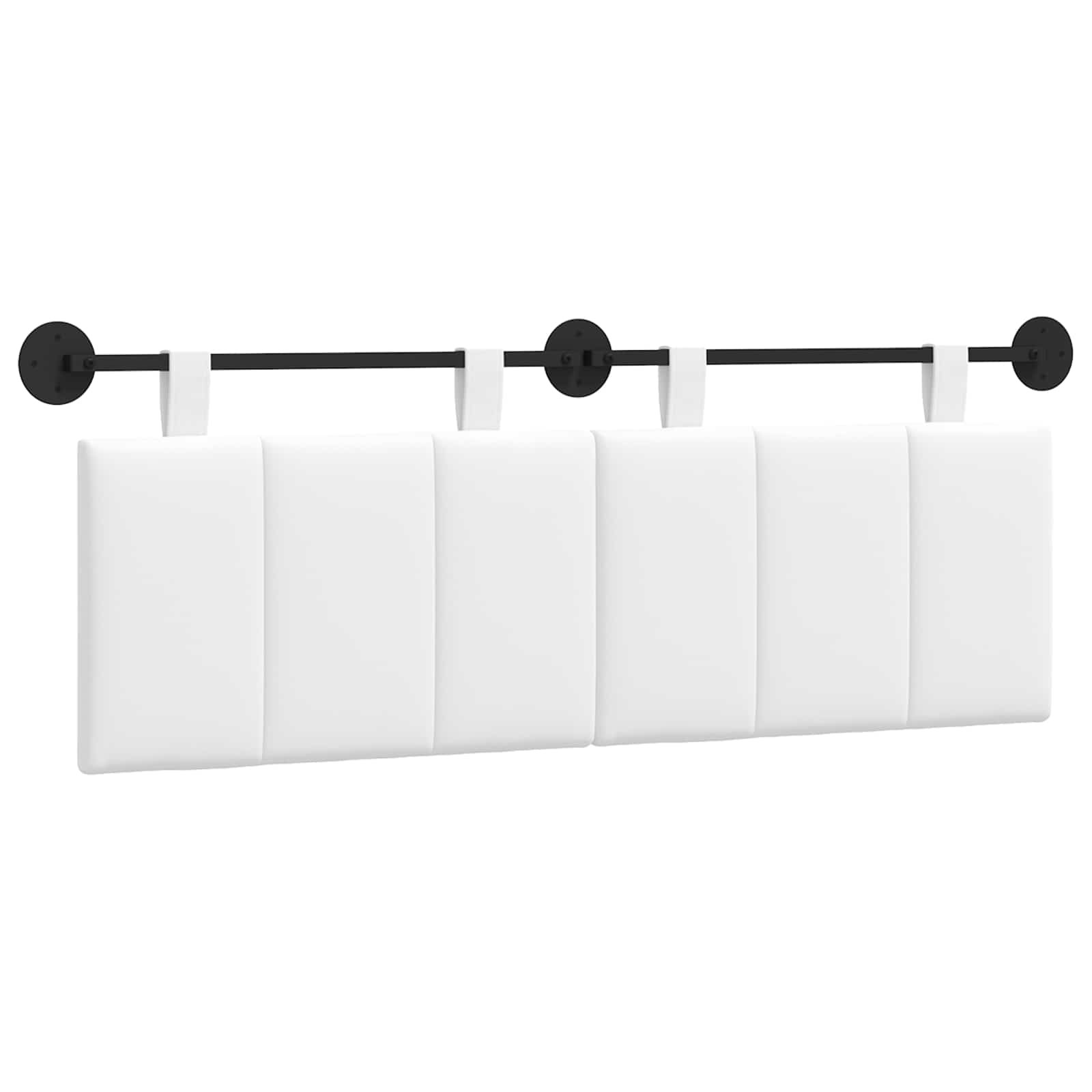 Hangend hoofdbord Wit Stof is nu te koop bij PeponiXL, paradijselijk wonen!