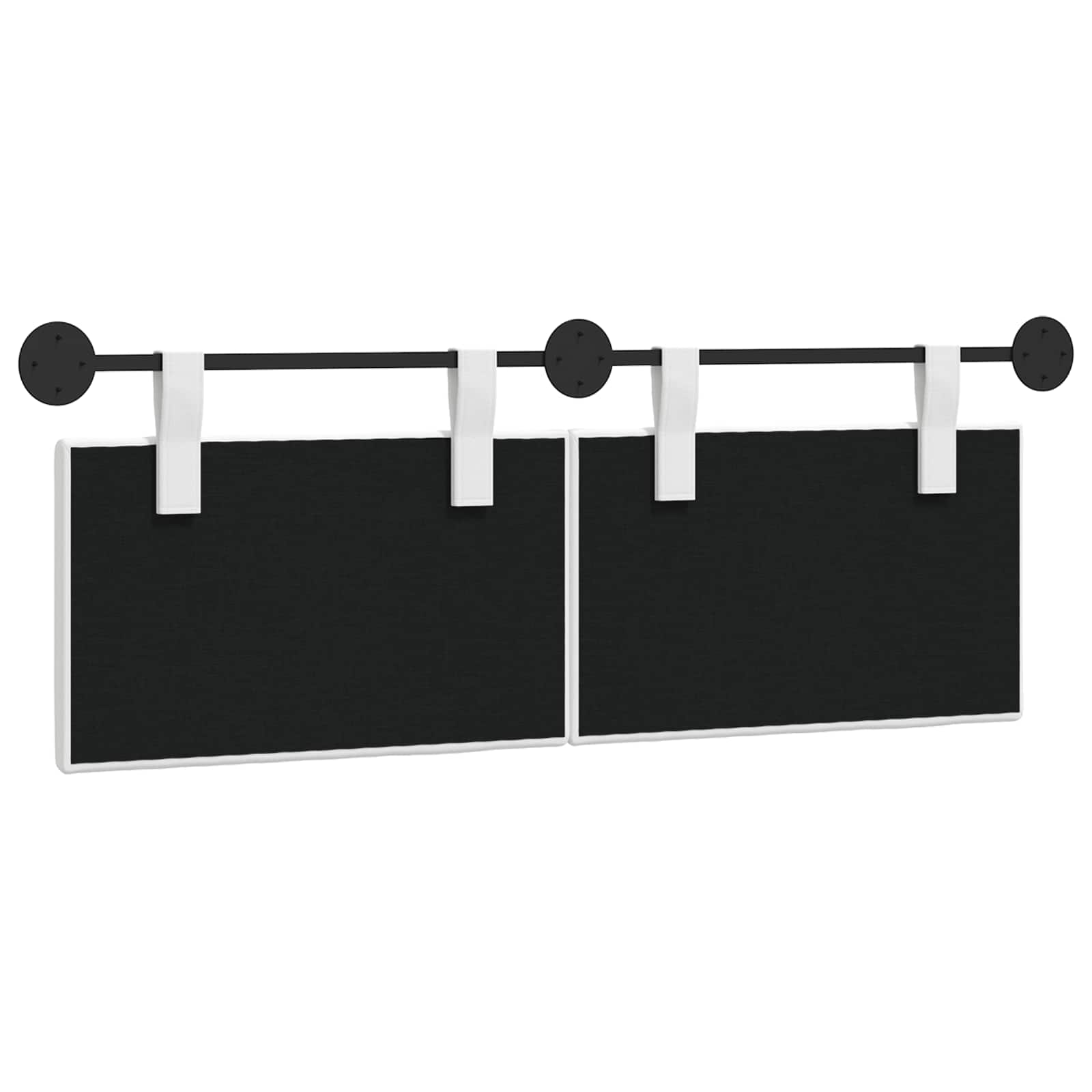 Hangend hoofdbord Wit Stof is nu te koop bij PeponiXL, paradijselijk wonen!