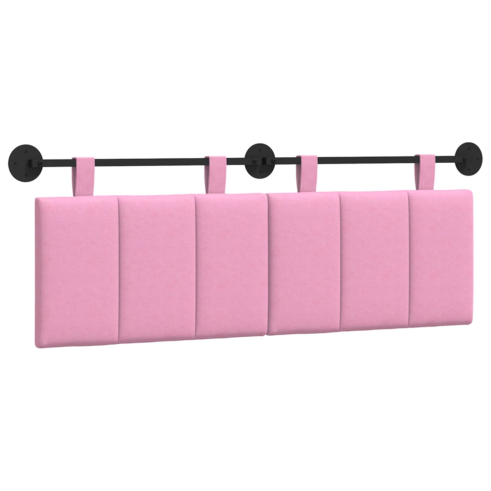Hangend hoofdbord Roze Stof is nu te koop bij PeponiXL, paradijselijk wonen!