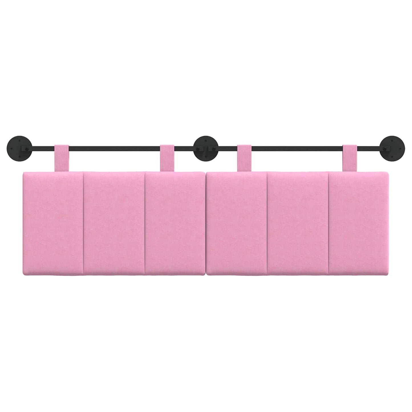 Hangend hoofdbord Roze Stof is nu te koop bij PeponiXL, paradijselijk wonen!