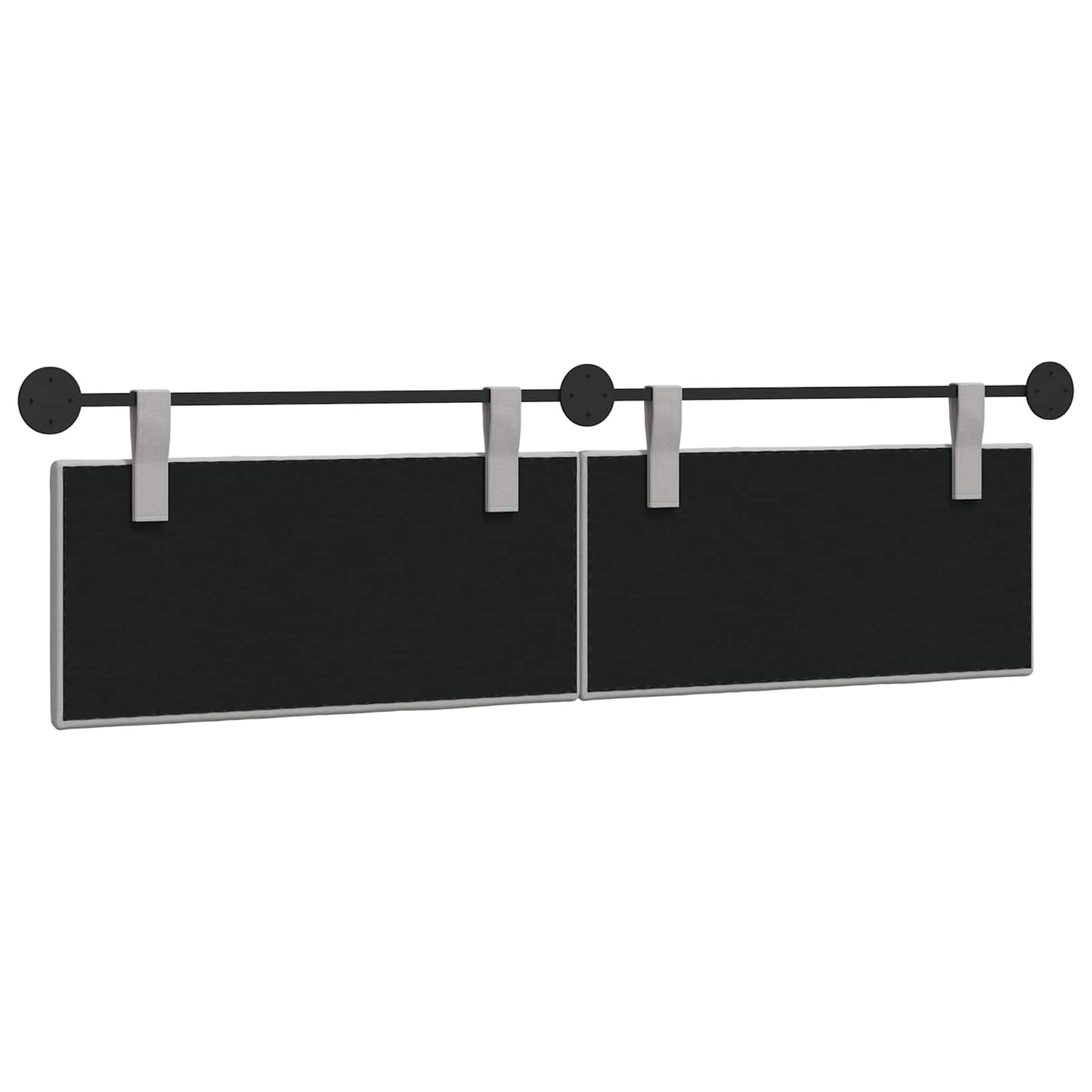 Hangend hoofdbord Wolkengrijs Stof is nu te koop bij PeponiXL, paradijselijk wonen!