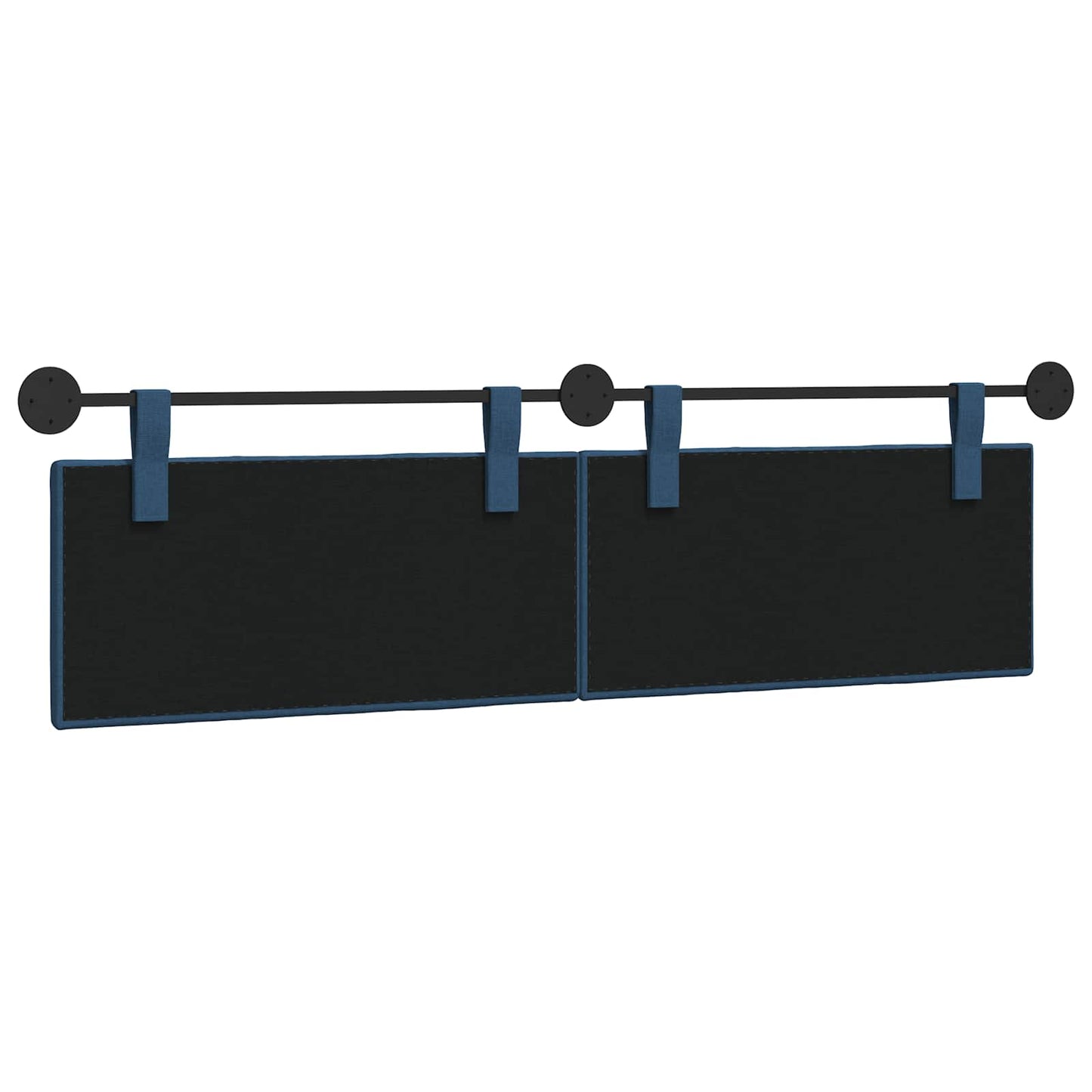 Hangend hoofdbord Blauw Stof is nu te koop bij PeponiXL, paradijselijk wonen!