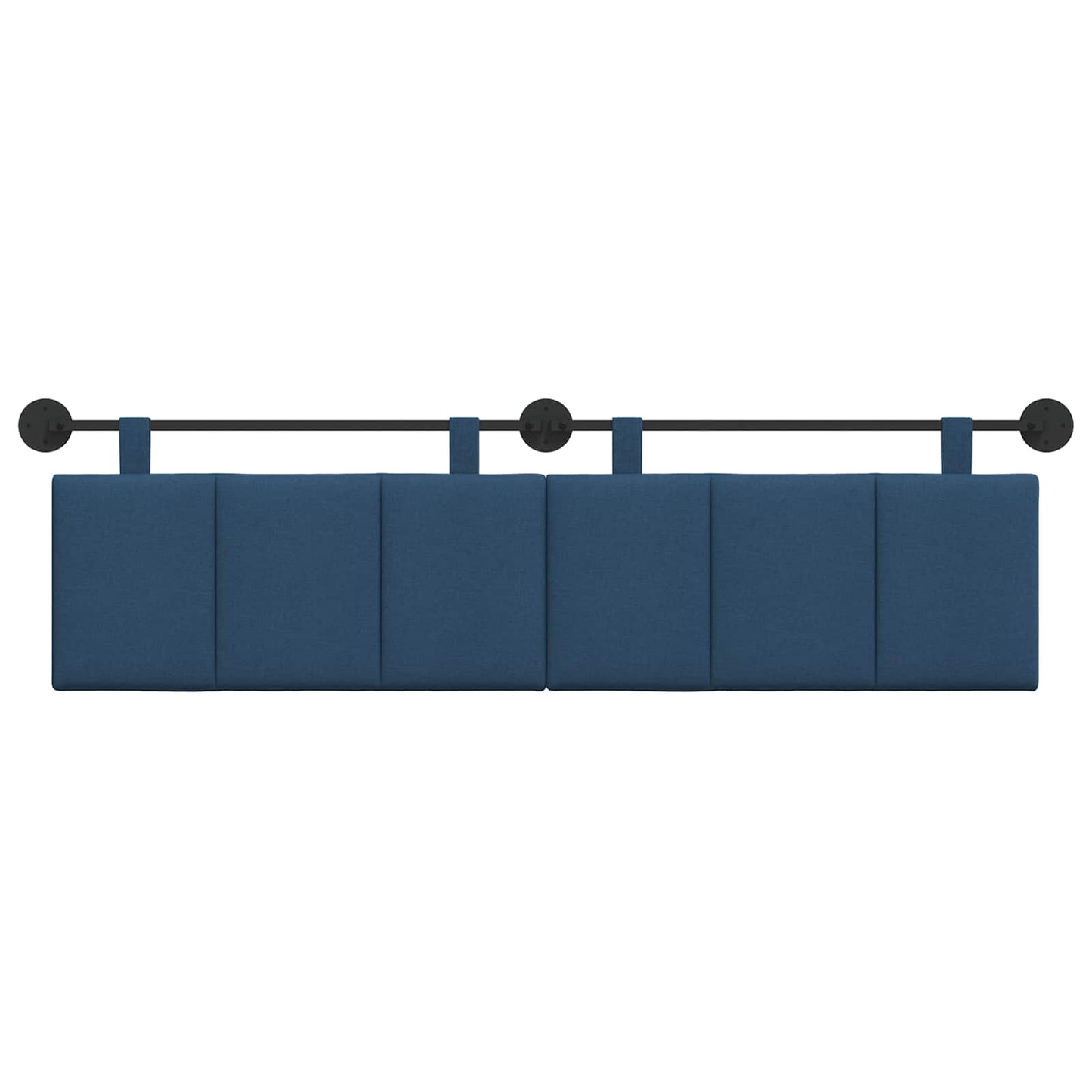 Hangend hoofdbord Blauw Stof is nu te koop bij PeponiXL, paradijselijk wonen!