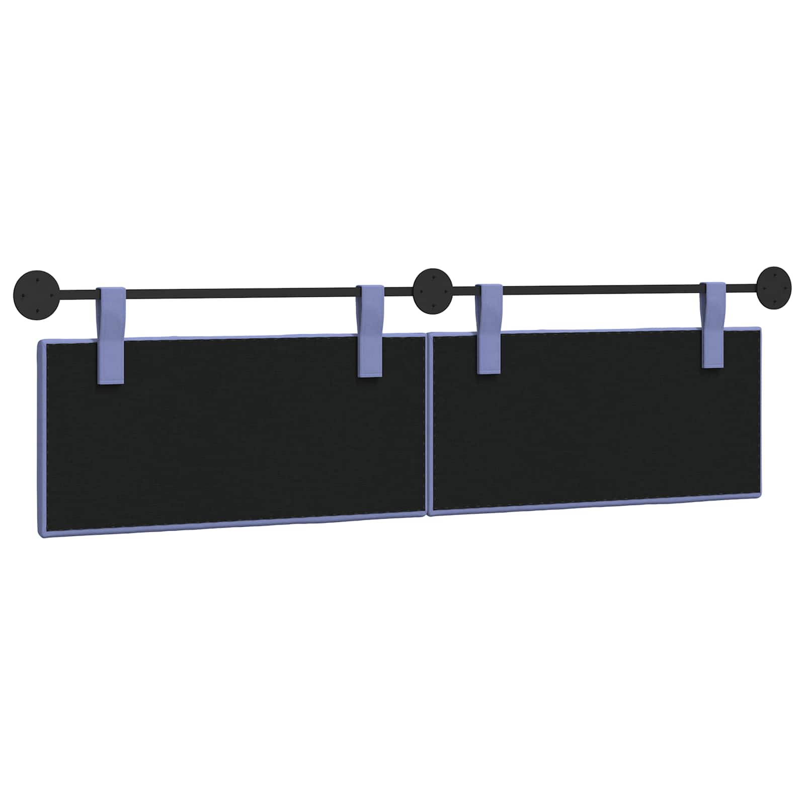 Hangend hoofdbord Jeans Blauw Stof is nu te koop bij PeponiXL, paradijselijk wonen!