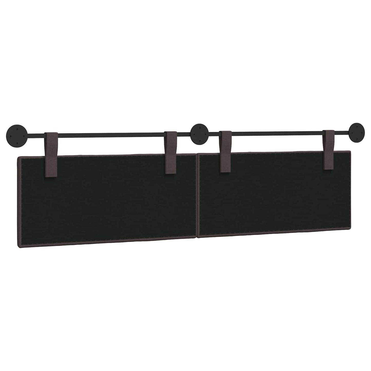 Hangend hoofdbord Donkerbruin Stof is nu te koop bij PeponiXL, paradijselijk wonen!