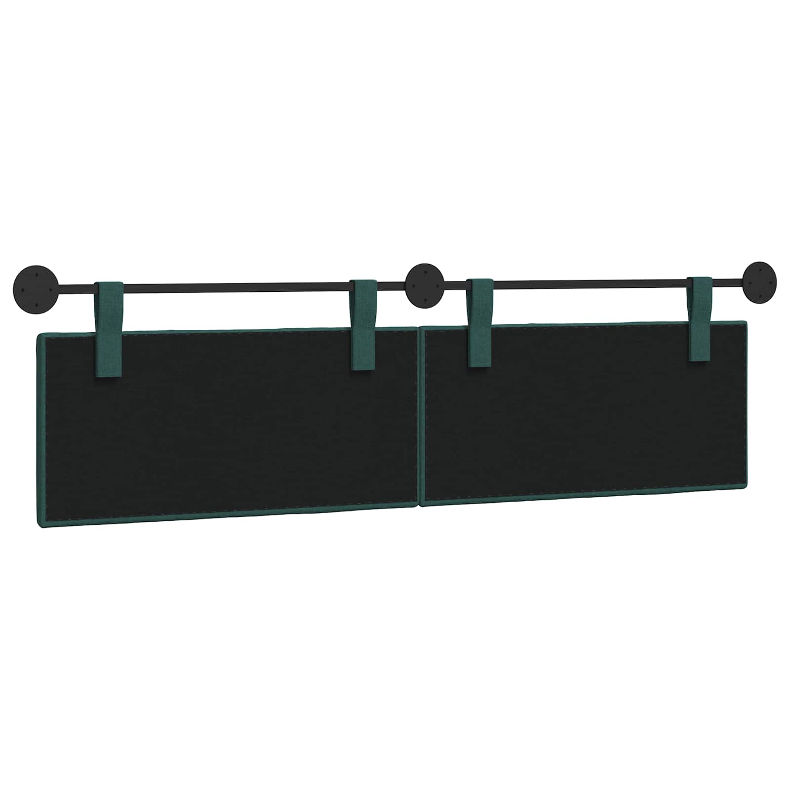 Hangend hoofdbord Donkergroen Stof is nu te koop bij PeponiXL, paradijselijk wonen!