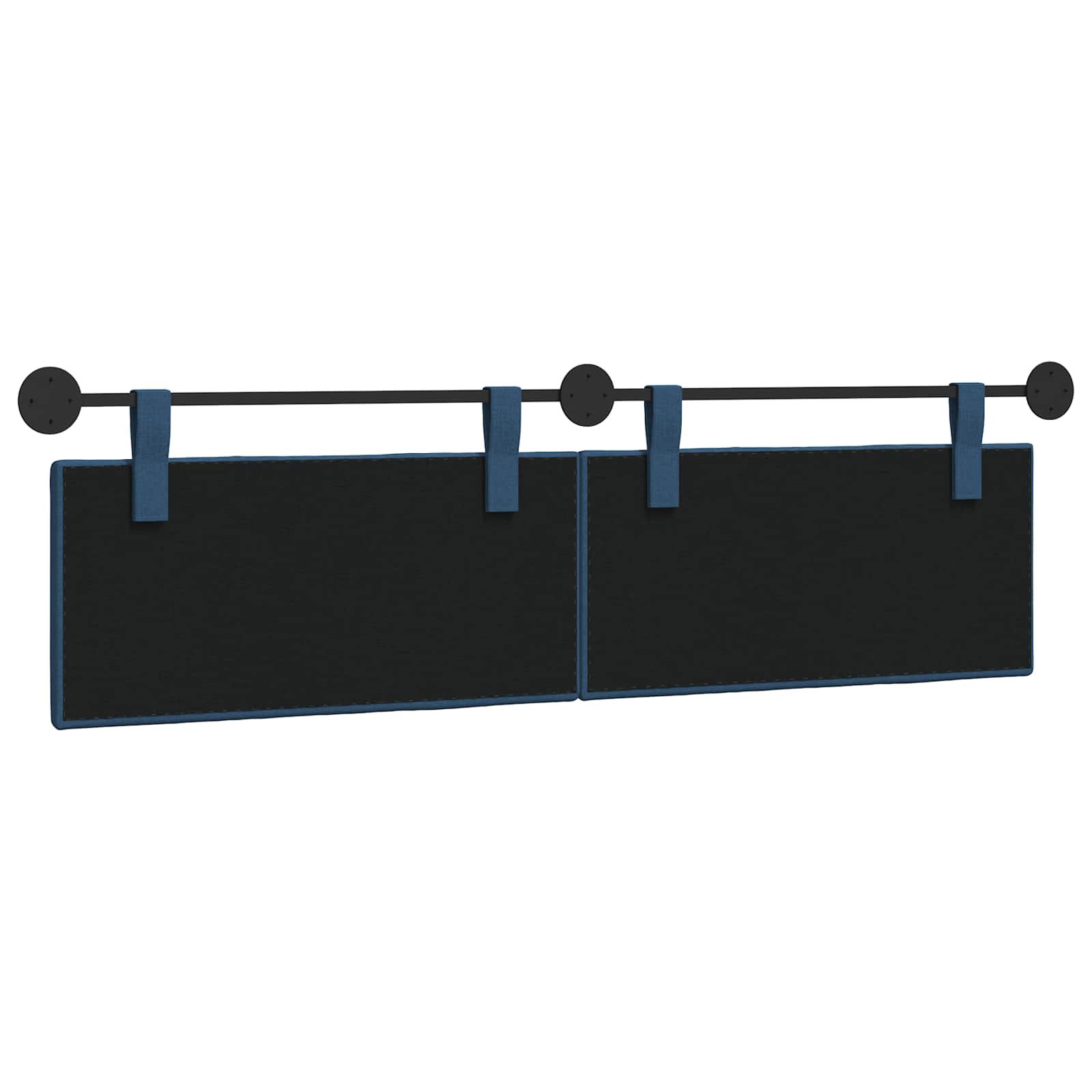 Hangend hoofdbord Blauw Stof is nu te koop bij PeponiXL, paradijselijk wonen!