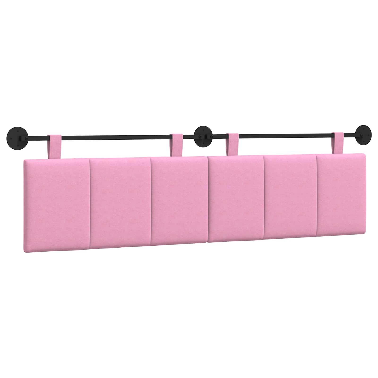 Hangend hoofdbord Roze Stof is nu te koop bij PeponiXL, paradijselijk wonen!