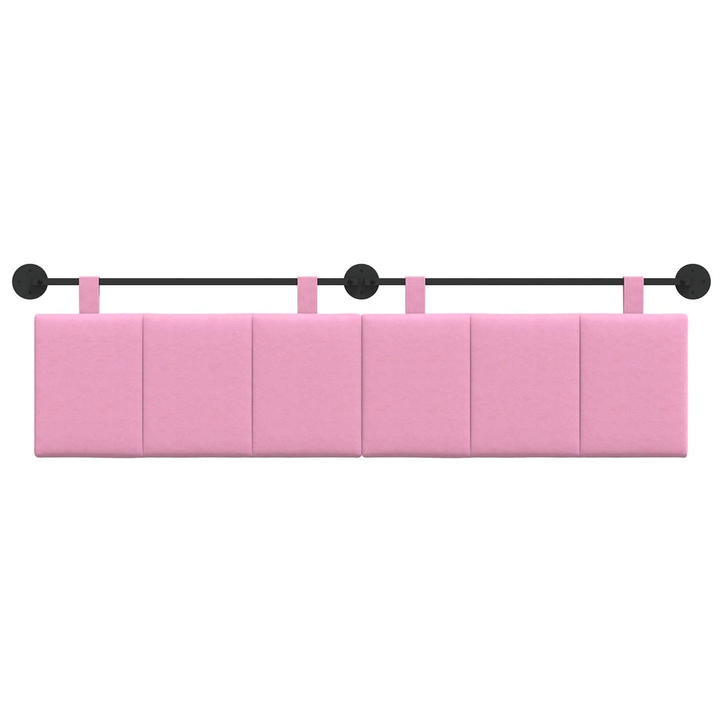Hangend hoofdbord Roze Stof is nu te koop bij PeponiXL, paradijselijk wonen!