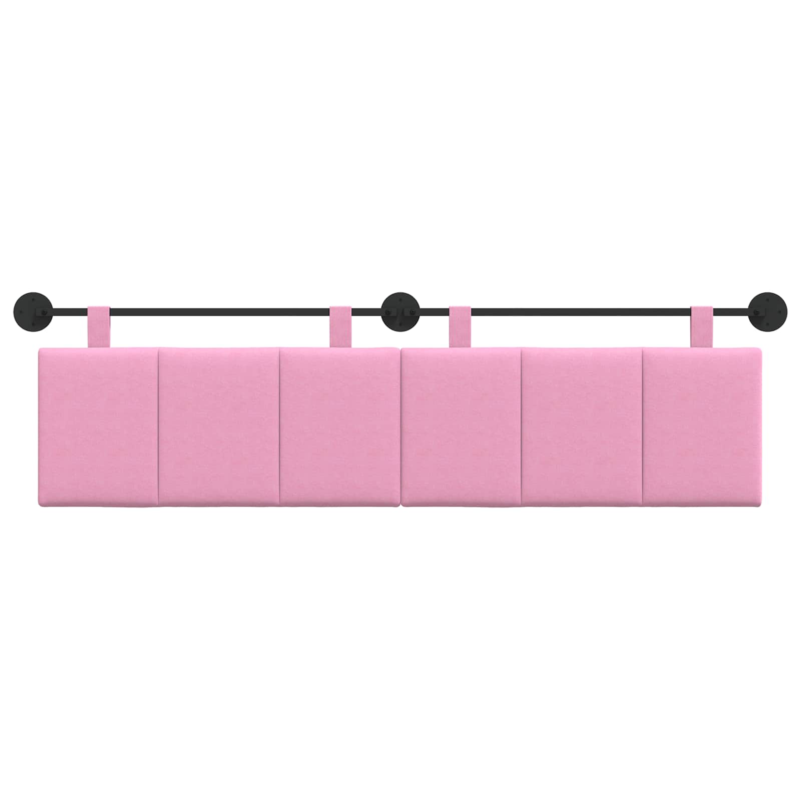 Hangend hoofdbord Roze Stof is nu te koop bij PeponiXL, paradijselijk wonen!
