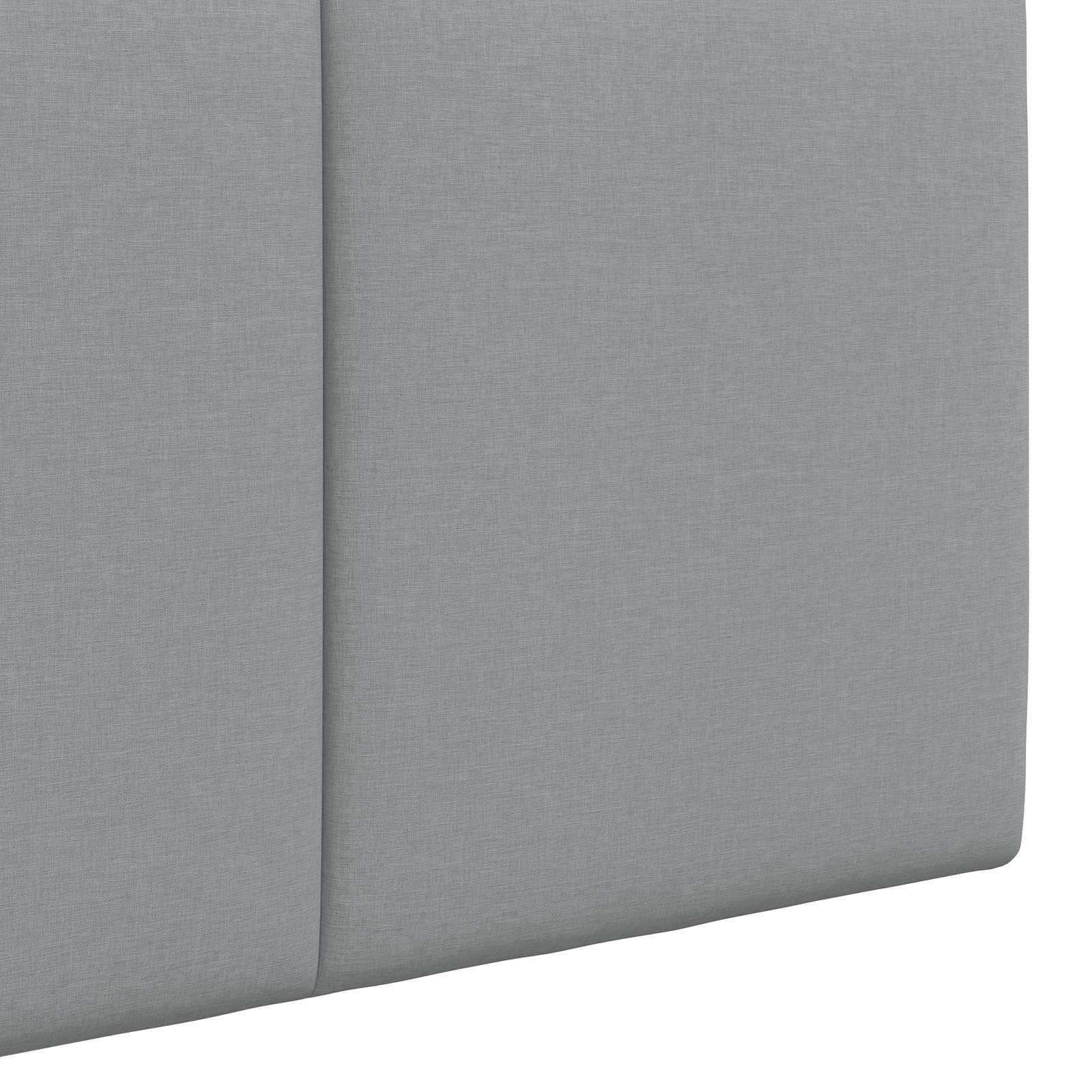 Hangend hoofdbord Lichtgrijs Stof is nu te koop bij PeponiXL, paradijselijk wonen!