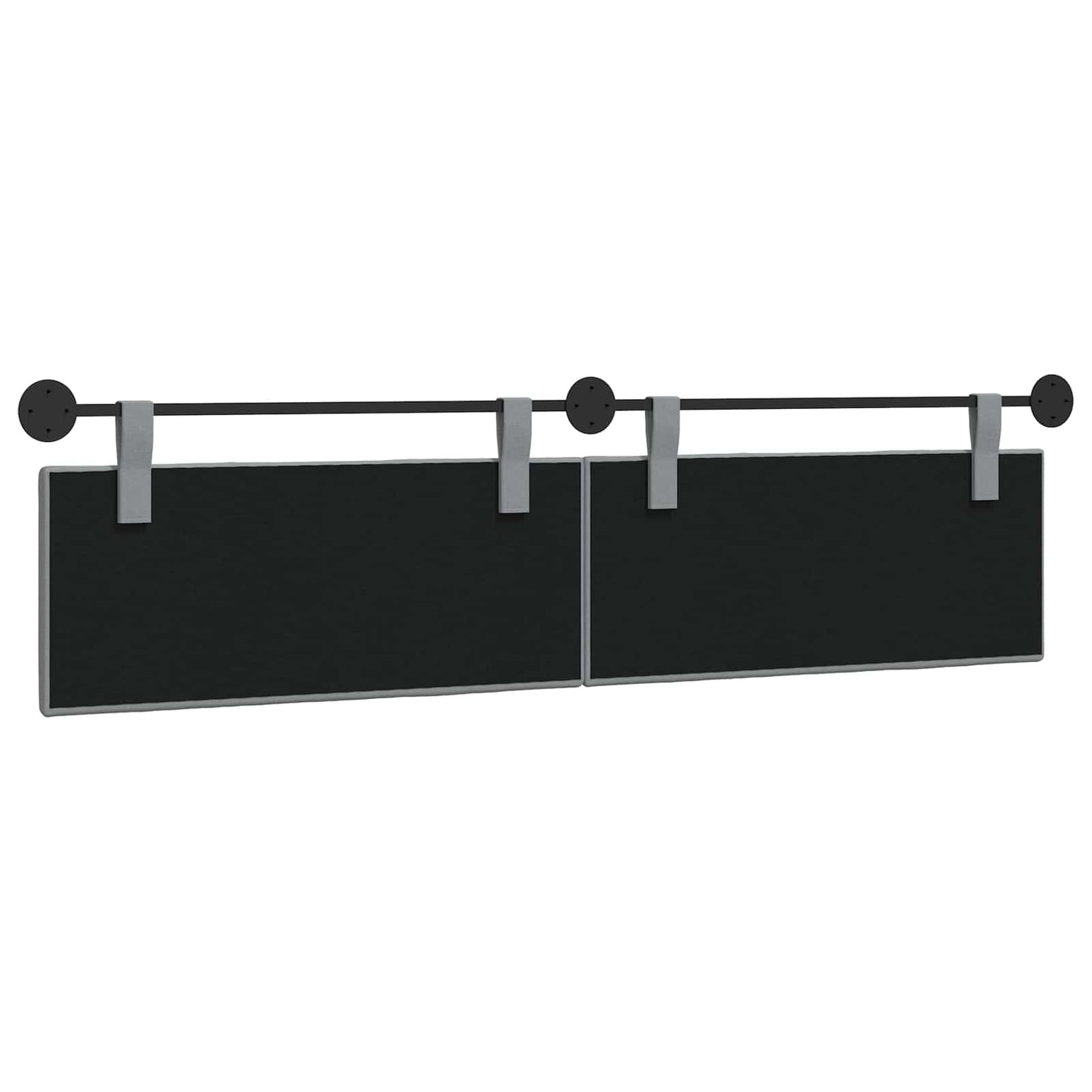 Hangend hoofdbord Lichtgrijs Stof is nu te koop bij PeponiXL, paradijselijk wonen!