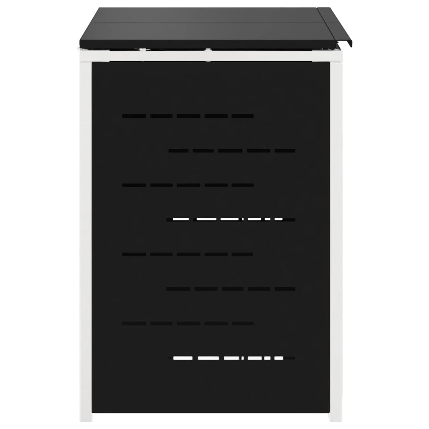Containerombouw for 2 Bins 240L Roestvrij staal Zwart is nu te koop bij PeponiXL, paradijselijk wonen!