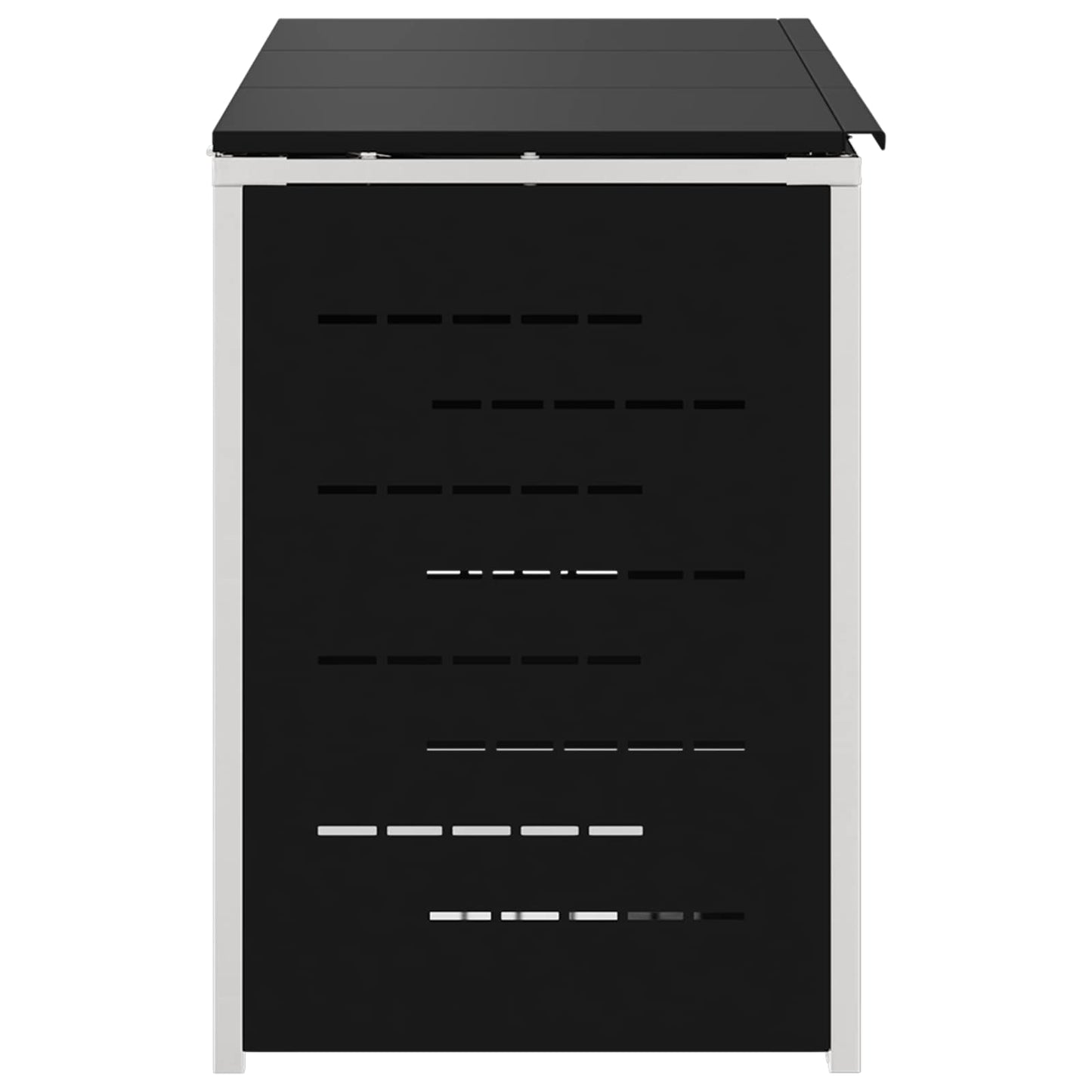 Containerombouw for 3 Bins 240L Roestvrij staal Zwart is nu te koop bij PeponiXL, paradijselijk wonen!