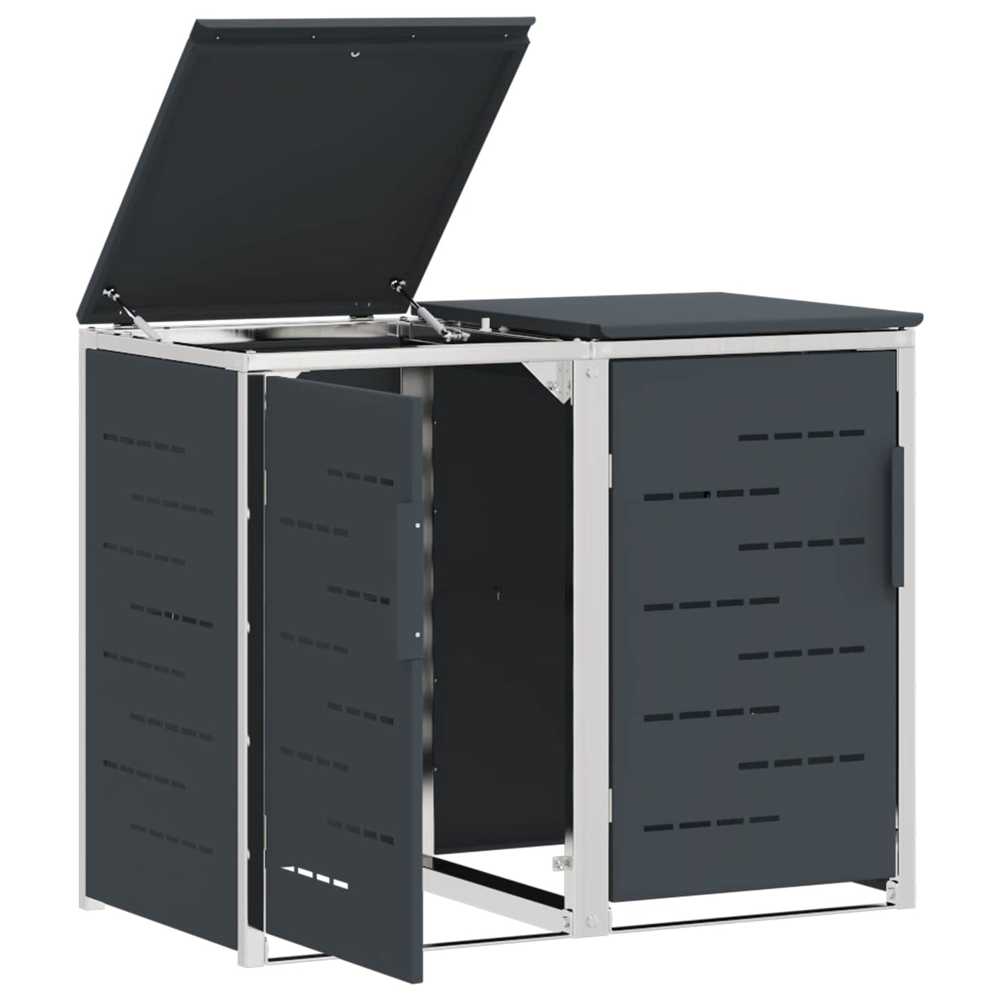 Containerombouw for 2 Bins 240L Roestvrij staal is nu te koop bij PeponiXL, paradijselijk wonen!