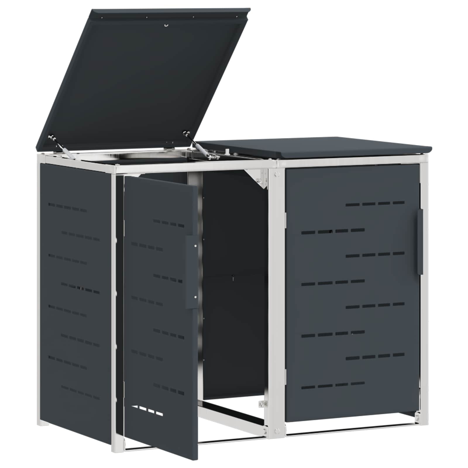 Containerombouw for 2 Bins 240L Roestvrij staal is nu te koop bij PeponiXL, paradijselijk wonen!